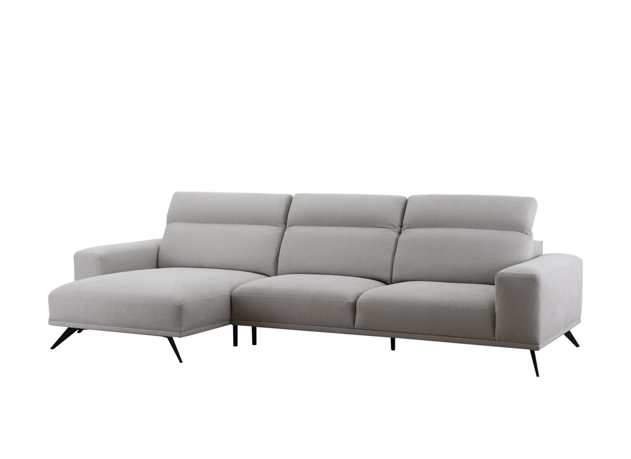 Aperçu - Canapé d'angle Forest 340x163cm - tissu - écru