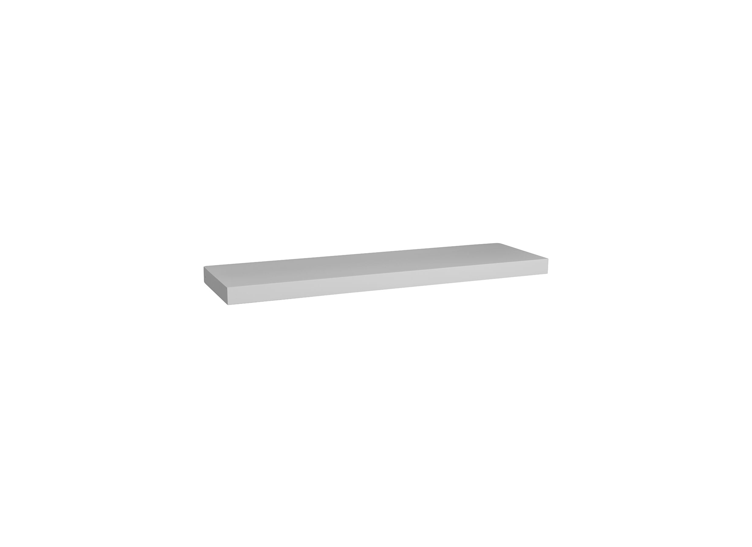 Wandplank 80x23,5x3,8cm wit