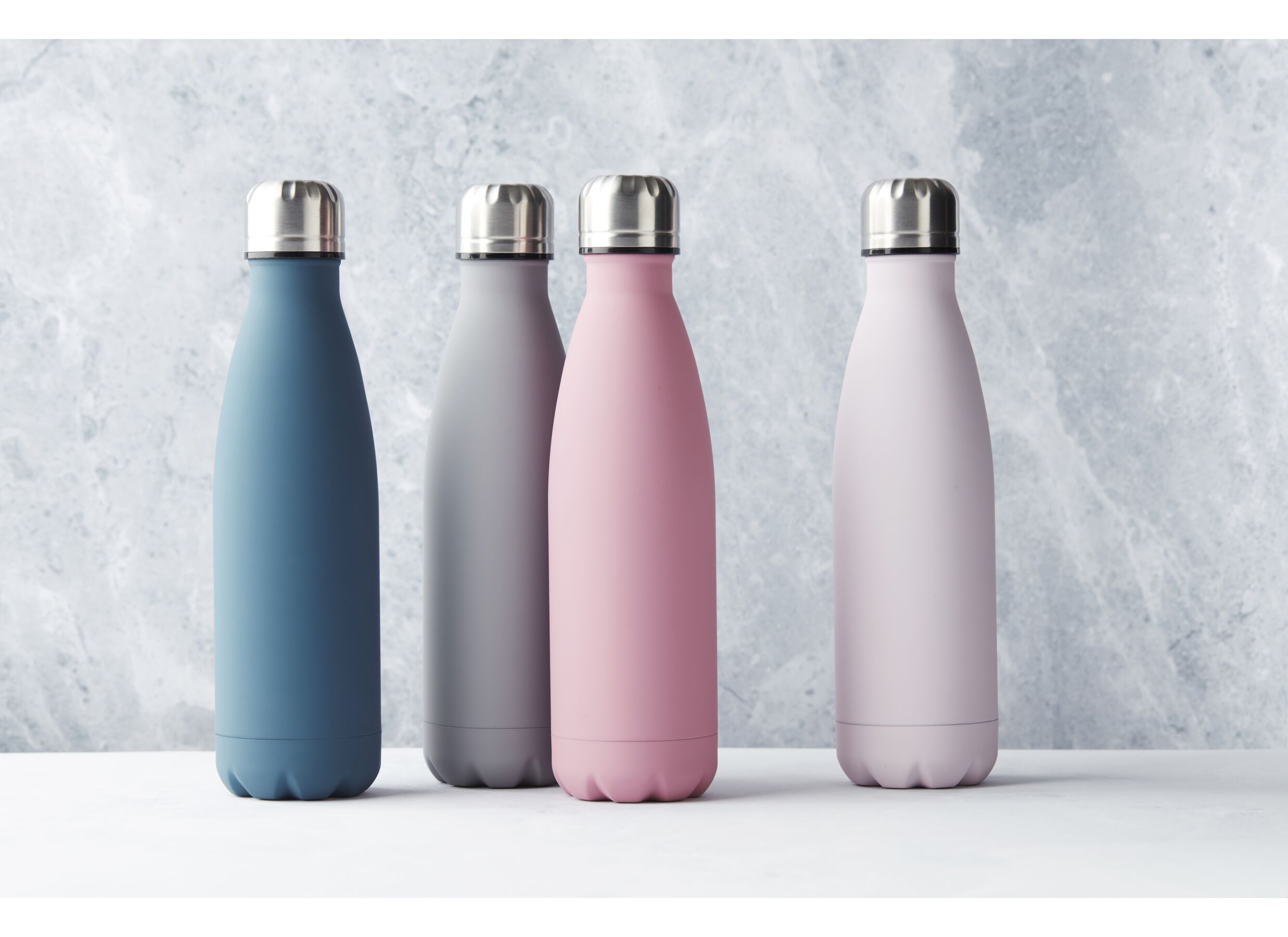 Setfoto - Thermosfles 500ml poederroze