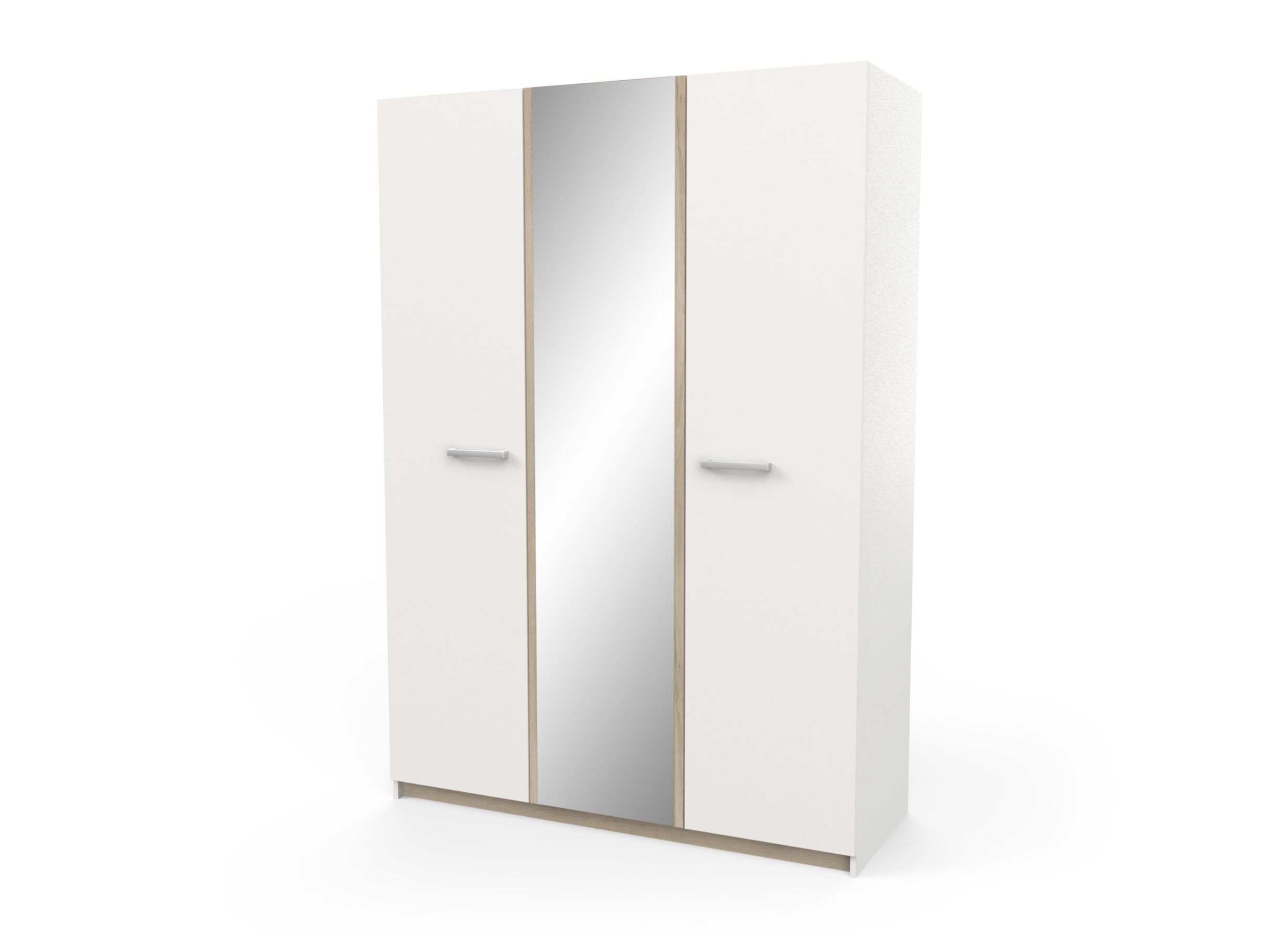 Garde-robe Watson 134cm - décor - chêne kronberg/blanc