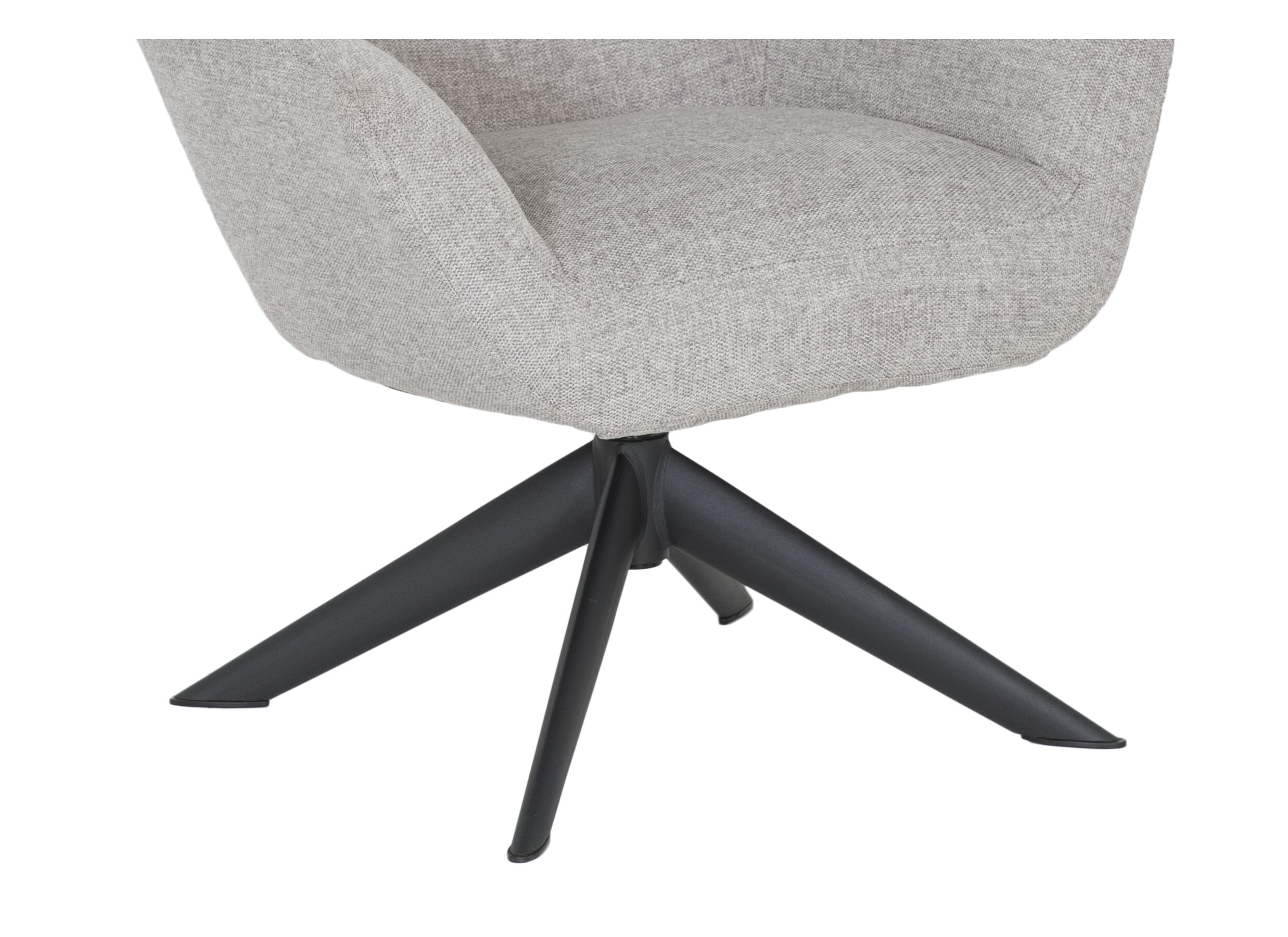 Fauteuil pivotant Oceano 72x80x98cm - tissu - greige