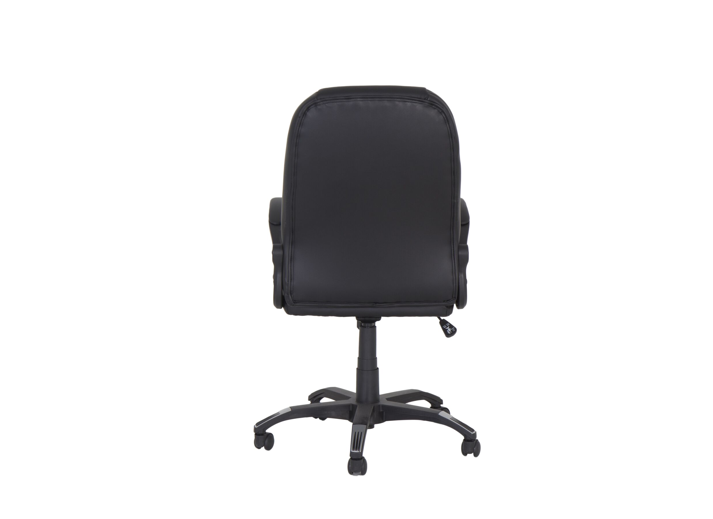 Bureaustoel Njet 68x74x115cm - lederlook - zwart