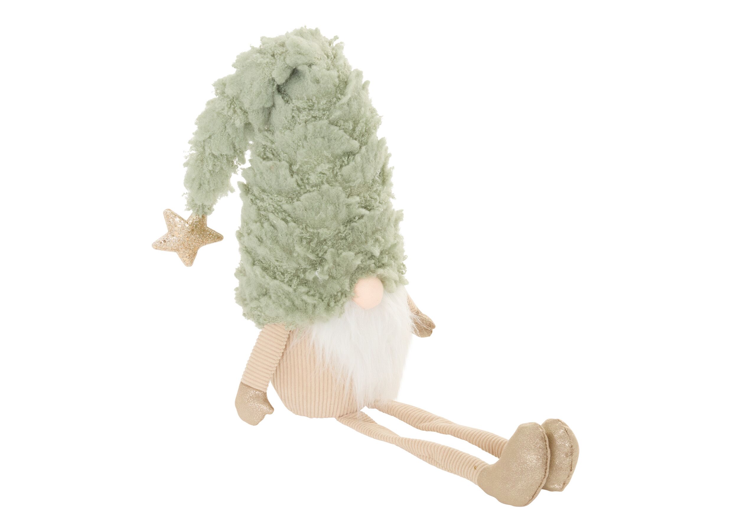 Overzichtsfoto - Kerstdecoratie Gnoom H81cm - stof - multicolor