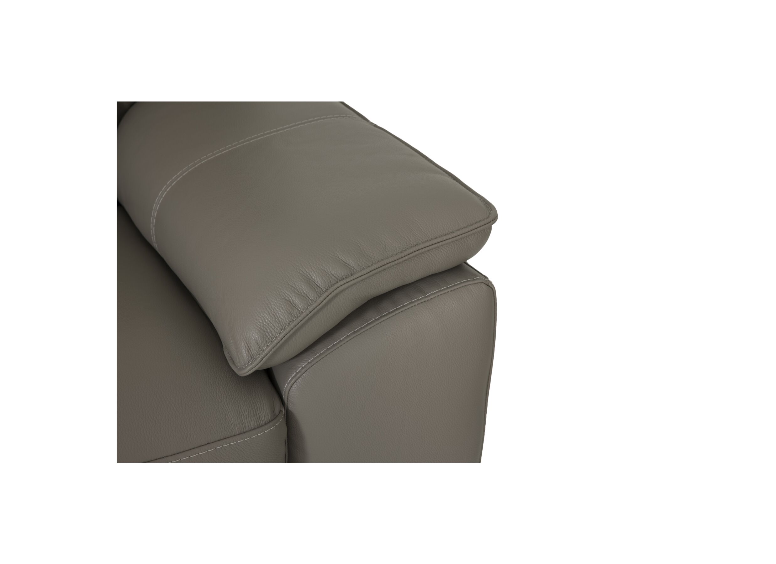 Detailfoto - Zetel Singer 2,5-zit - leder - taupe