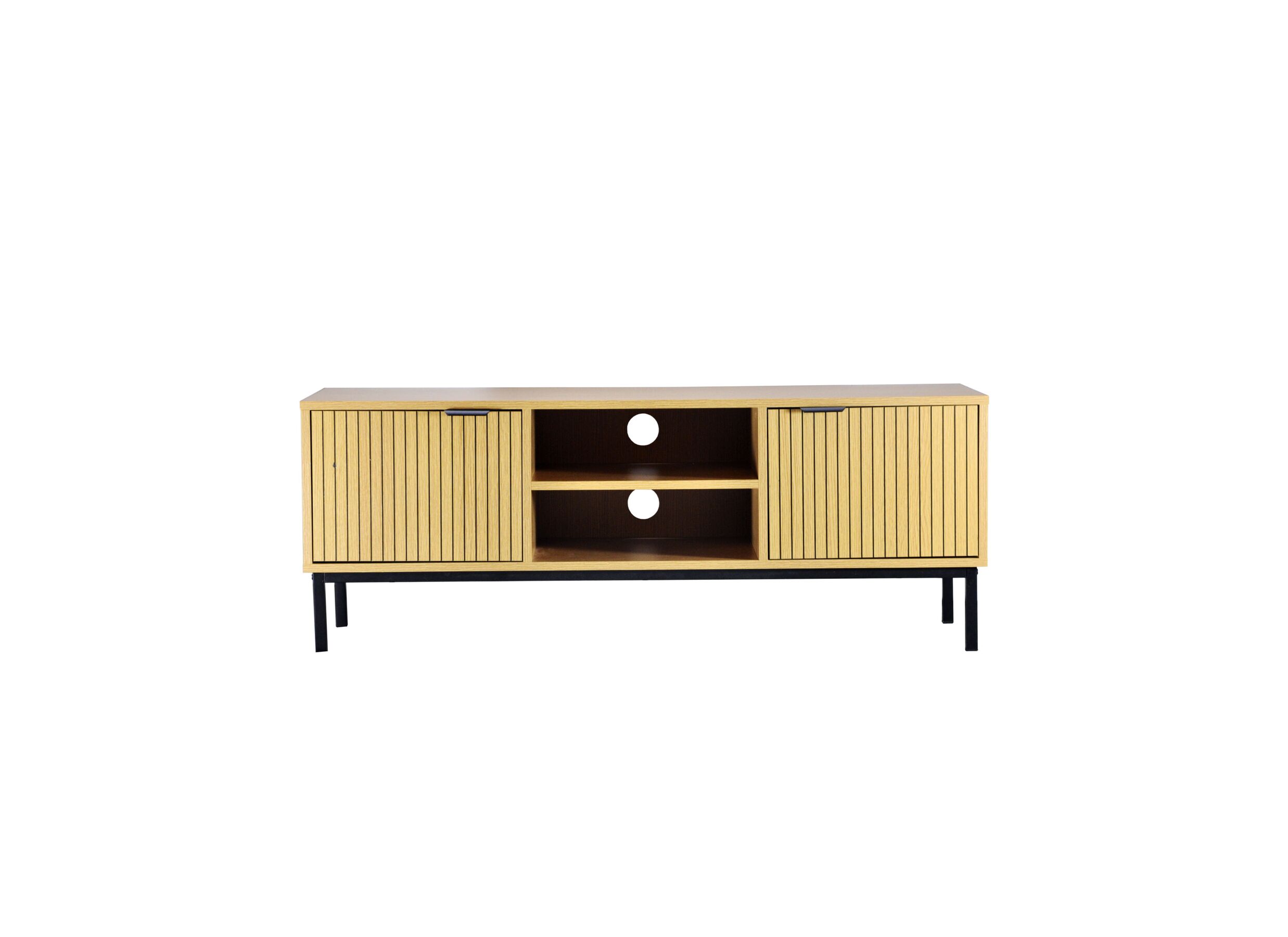 Overzichtsfoto - Tv-meubel Nevado 120cm - MDF melamine - wilde eik
