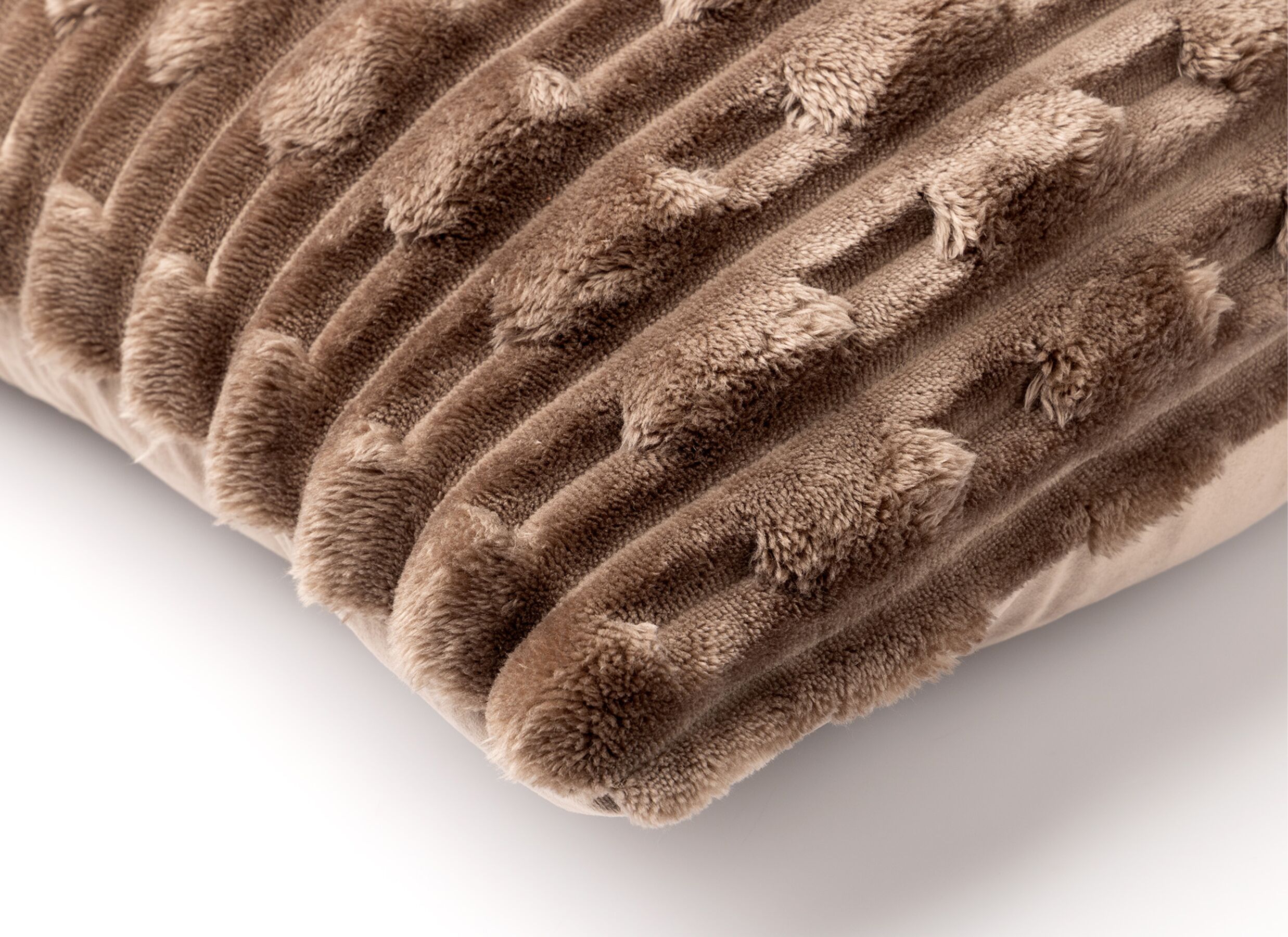 Detail - Coussin Luca 45x45cm - polyester recyclé - driftwood