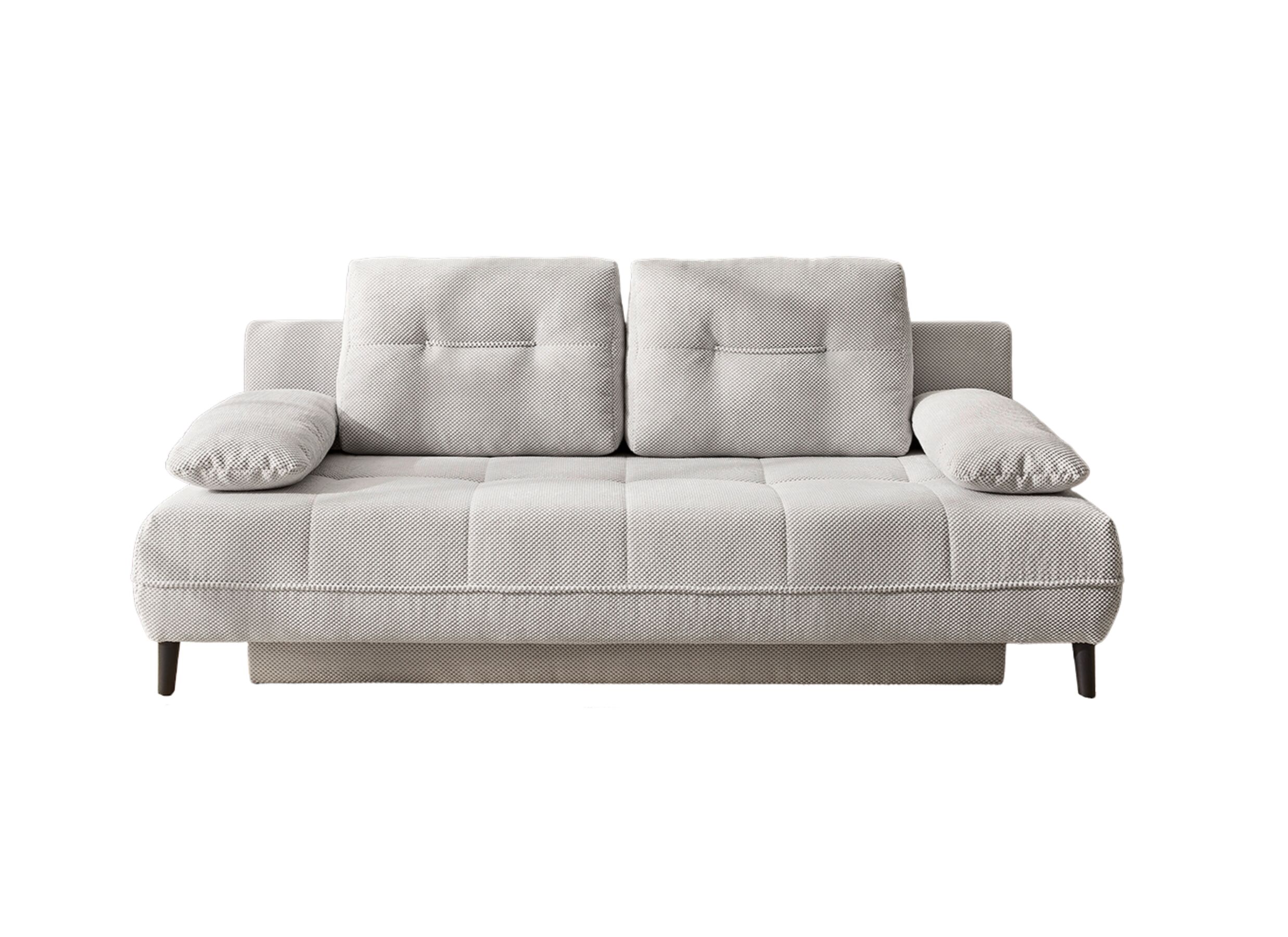 Zetelbed Till 2-persoons - stof - beige met opbergruimte - Canapé-lit Till 2 personnes - tissu - beige met opbergruimte