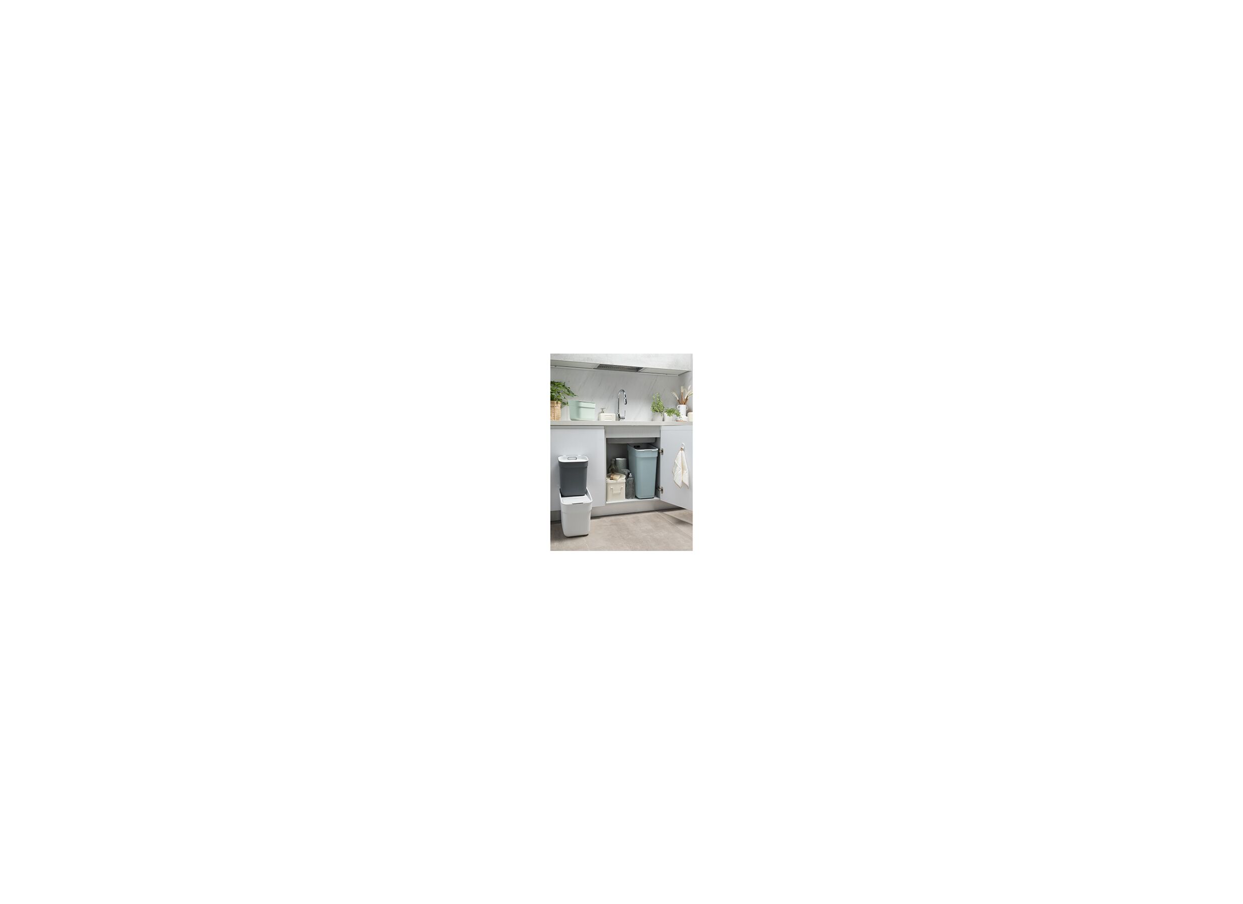Foto ambiance - Poubelle Ready To Collect 20L gris