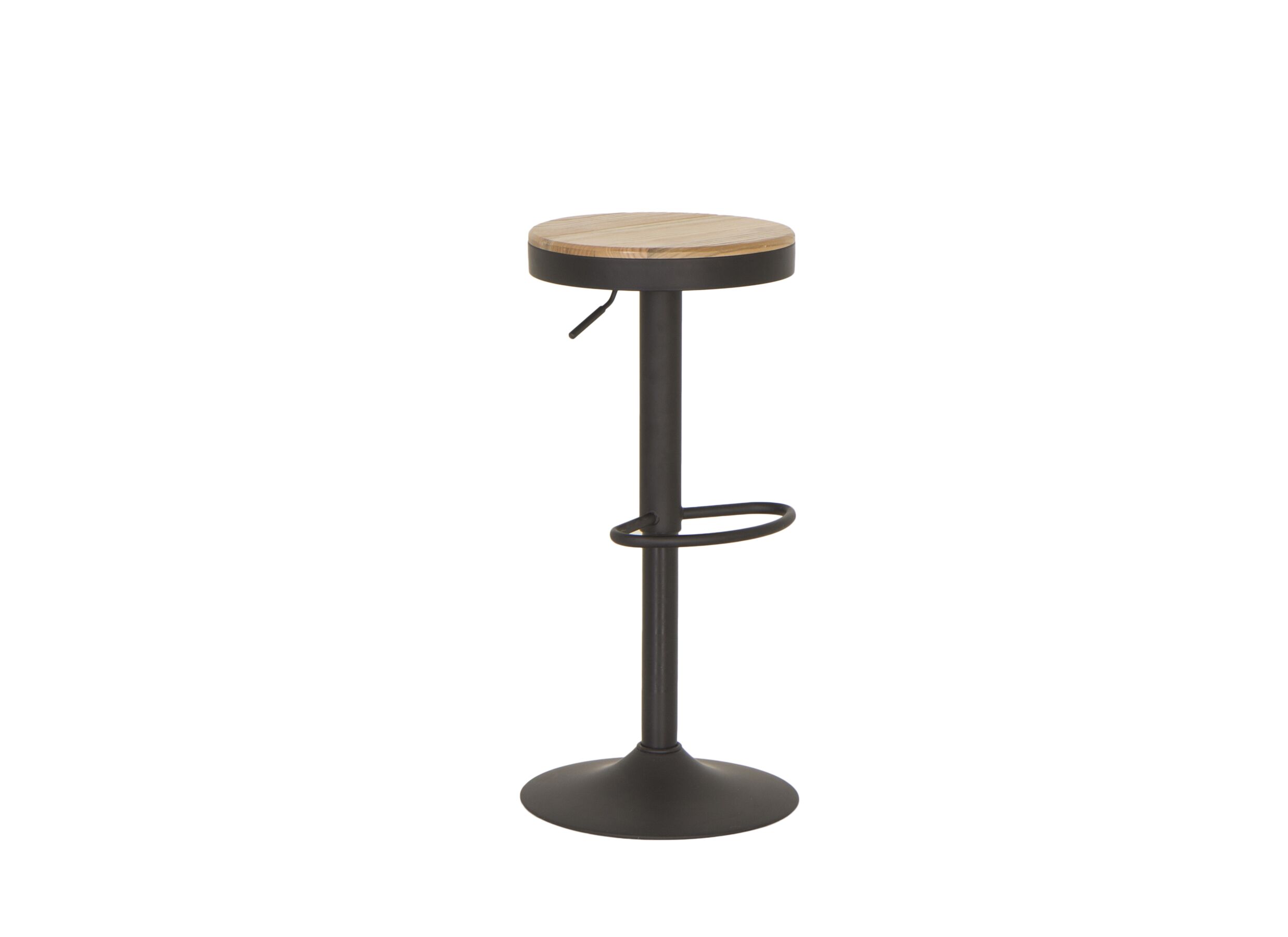 Barkruk Karma ZH59-80cm - hout - bruin/zwart