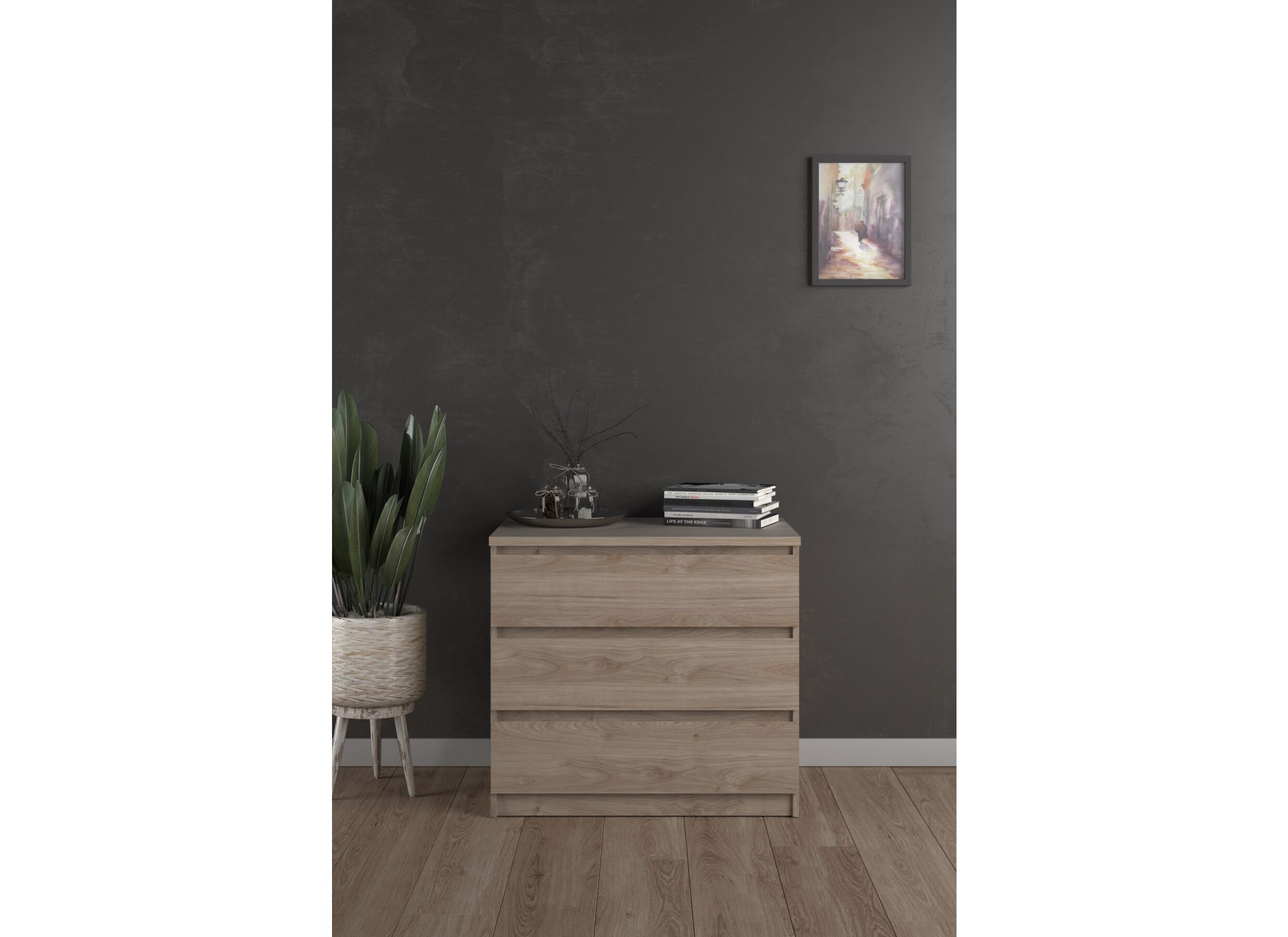 Commode Naia 77x50x71cm - MDF - jackson hickory