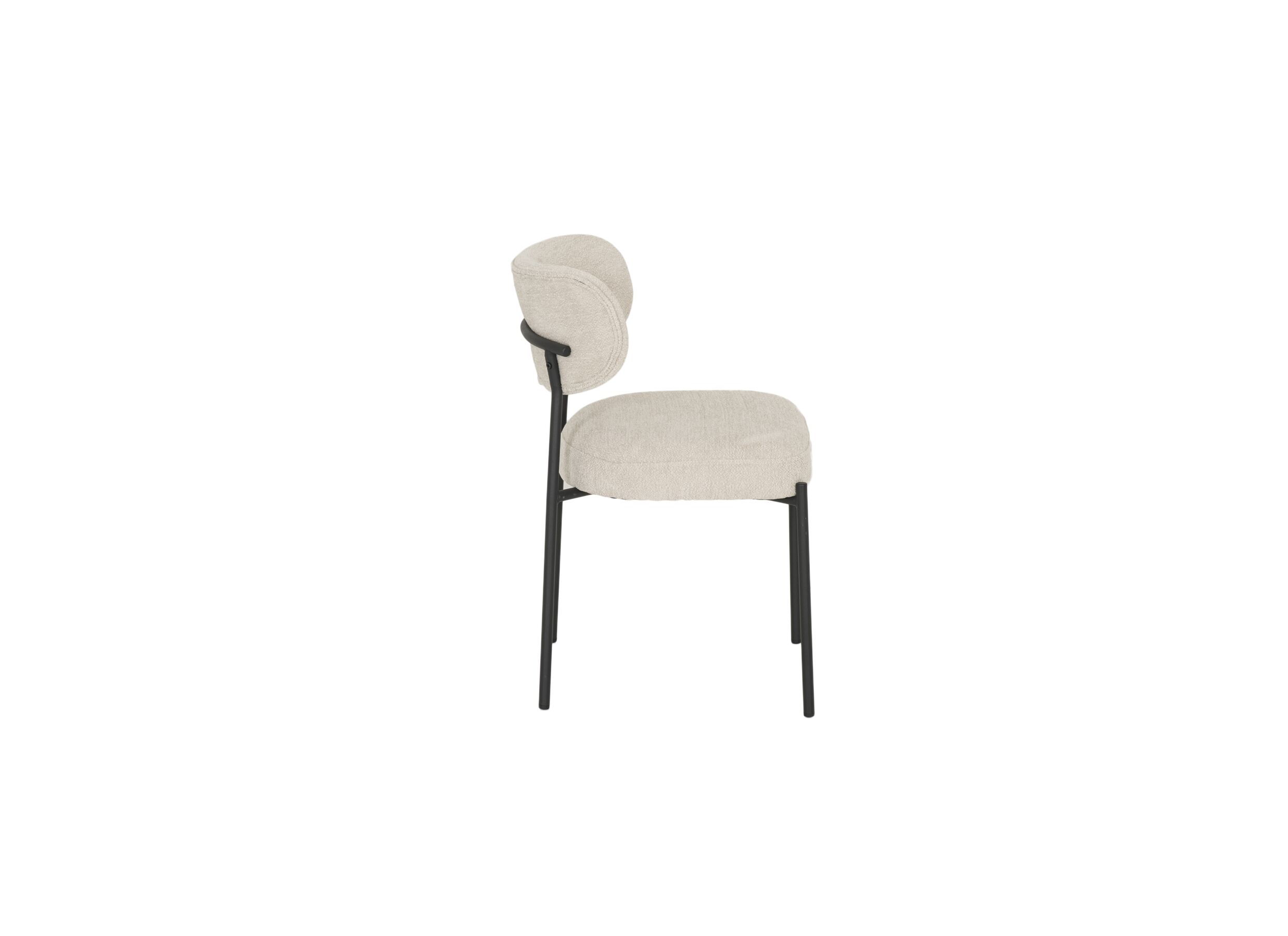 Overzichtsfoto - Stoel Alien 43x43x66cm - stof - beige