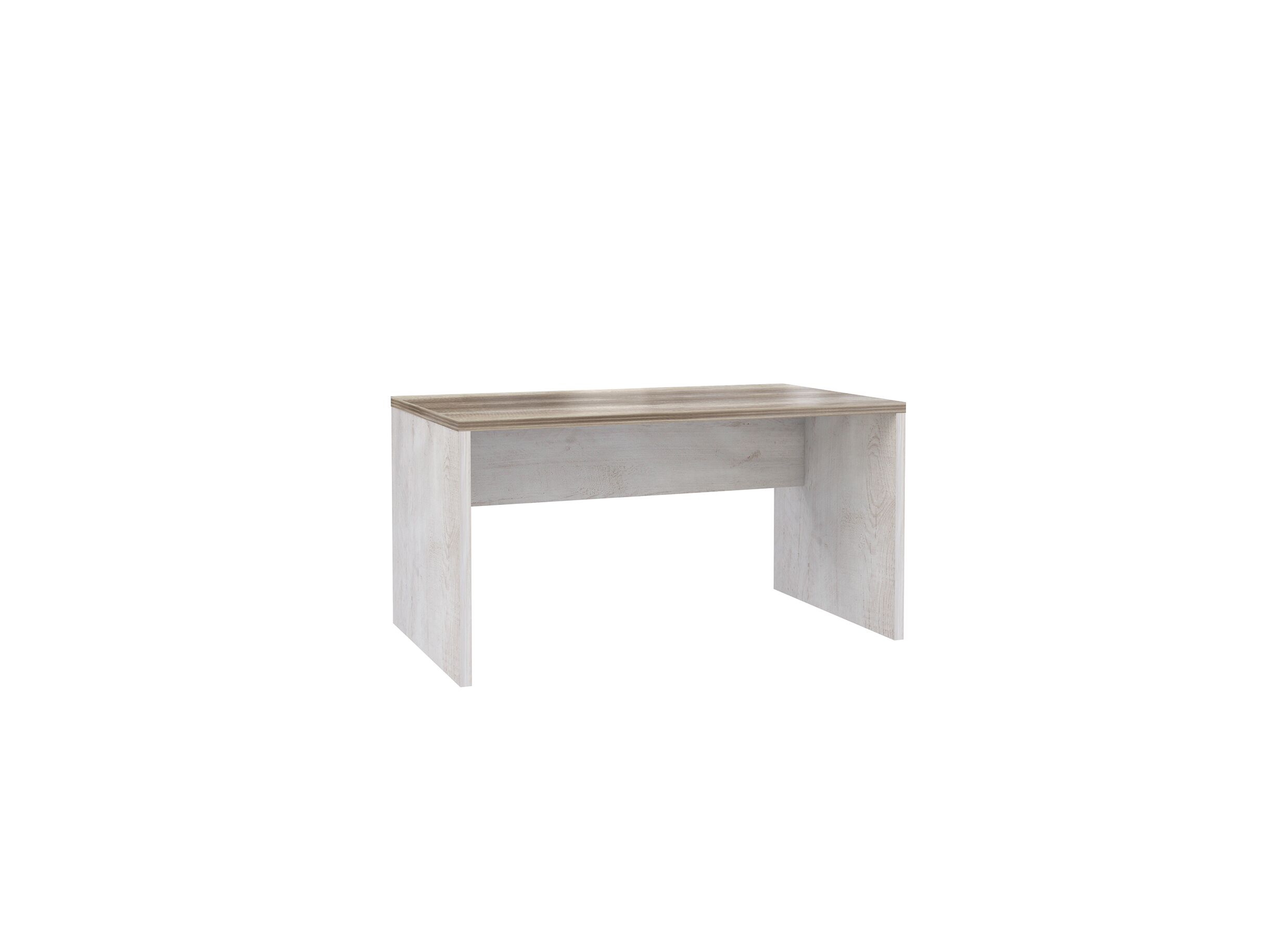 Bureau 140x80x72cm - Bureau Duro 140x80x72cm - panneau décor - pine white