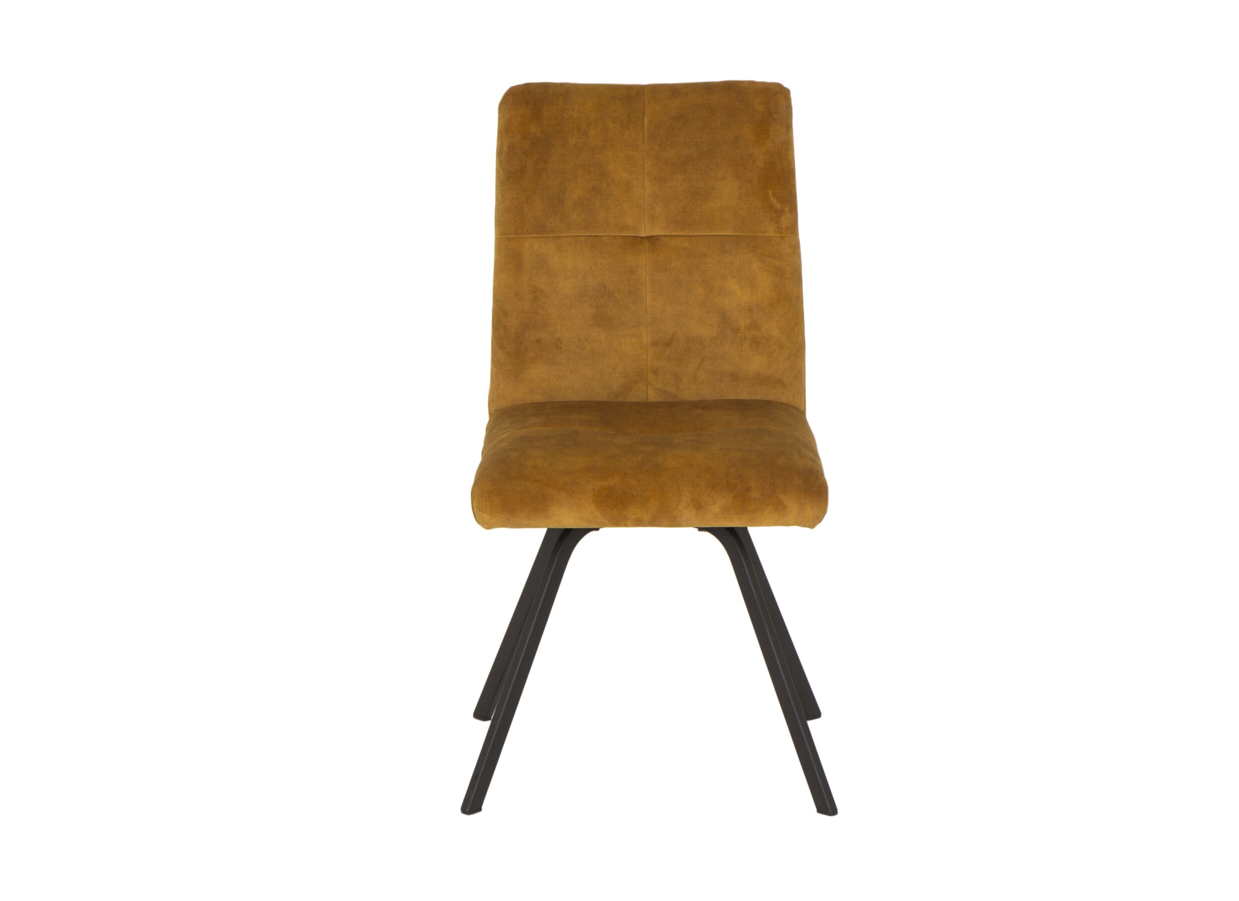 Stoel Adore 46x60x87cm - stof - goud