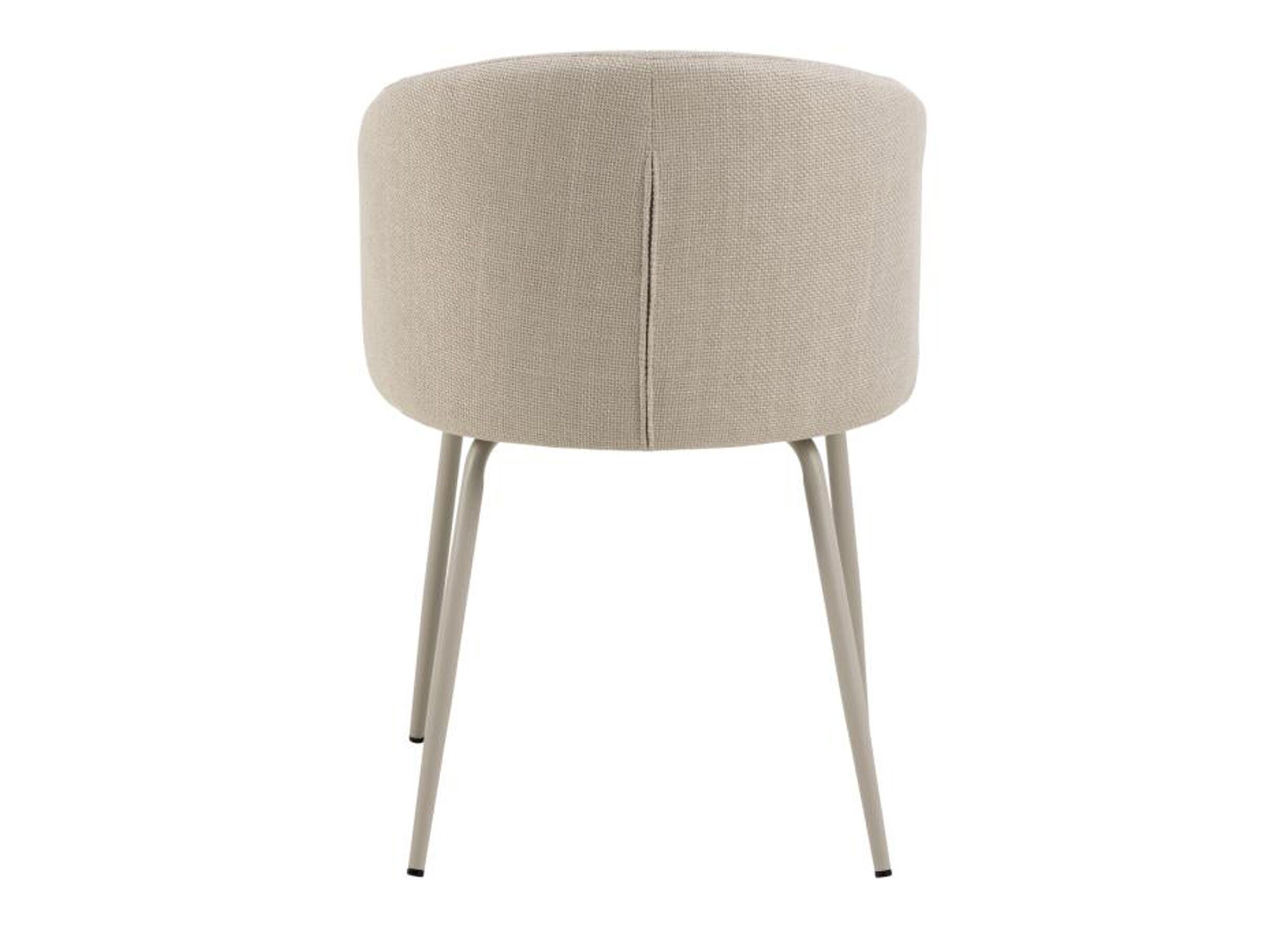Overzichtsfoto - Stoel 55,5x55x79cm - stof - beige
