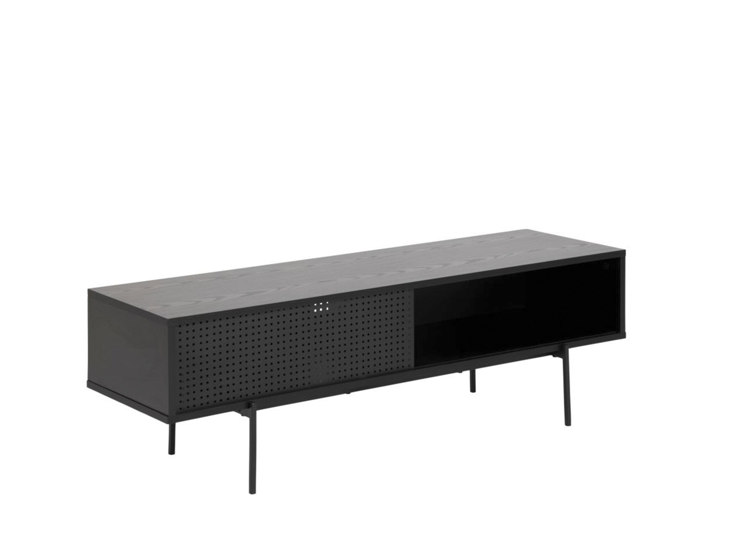 Tv-meubel 140cm - decor - zwart