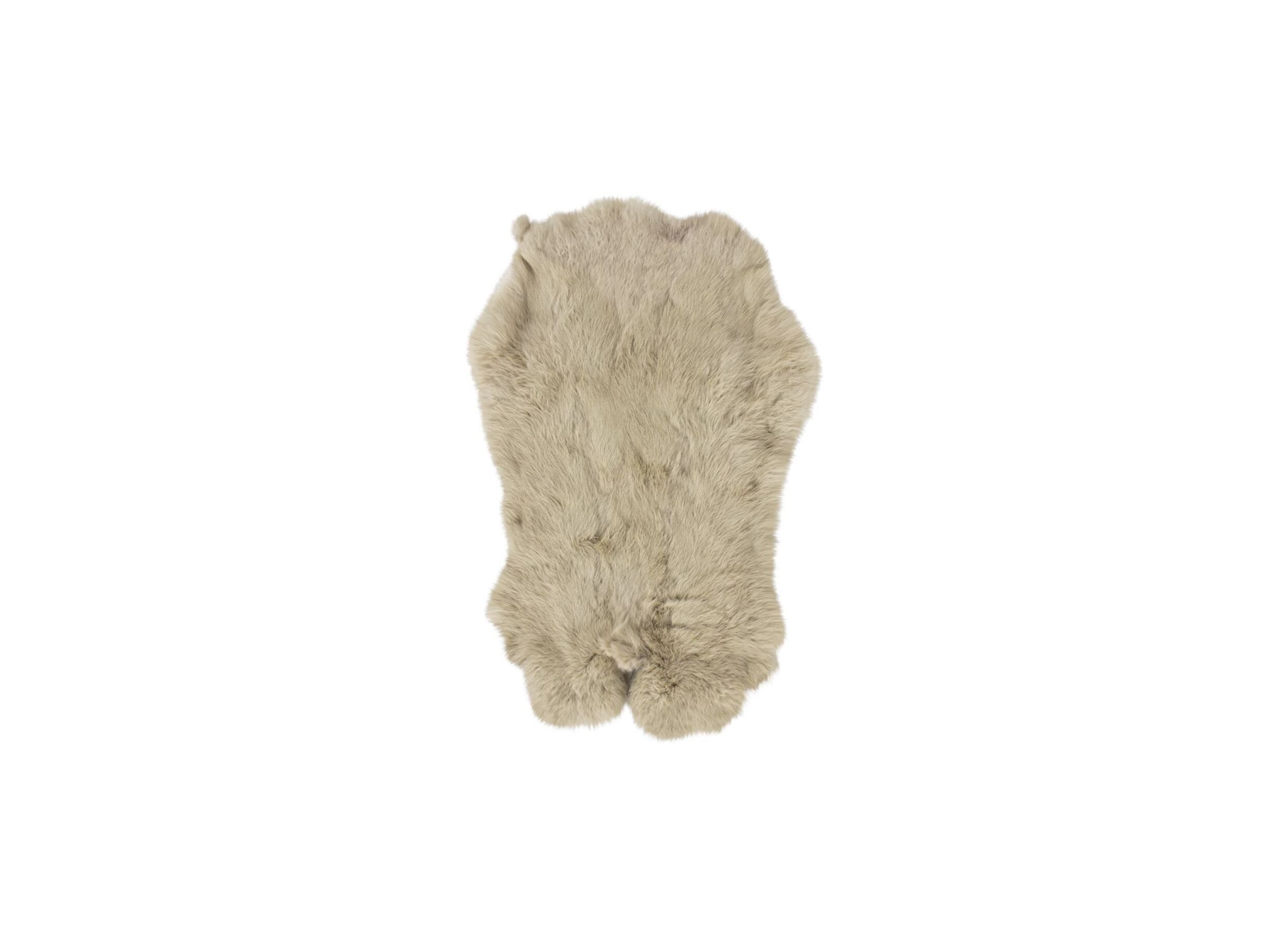Konijnenvacht 30x40cm beige