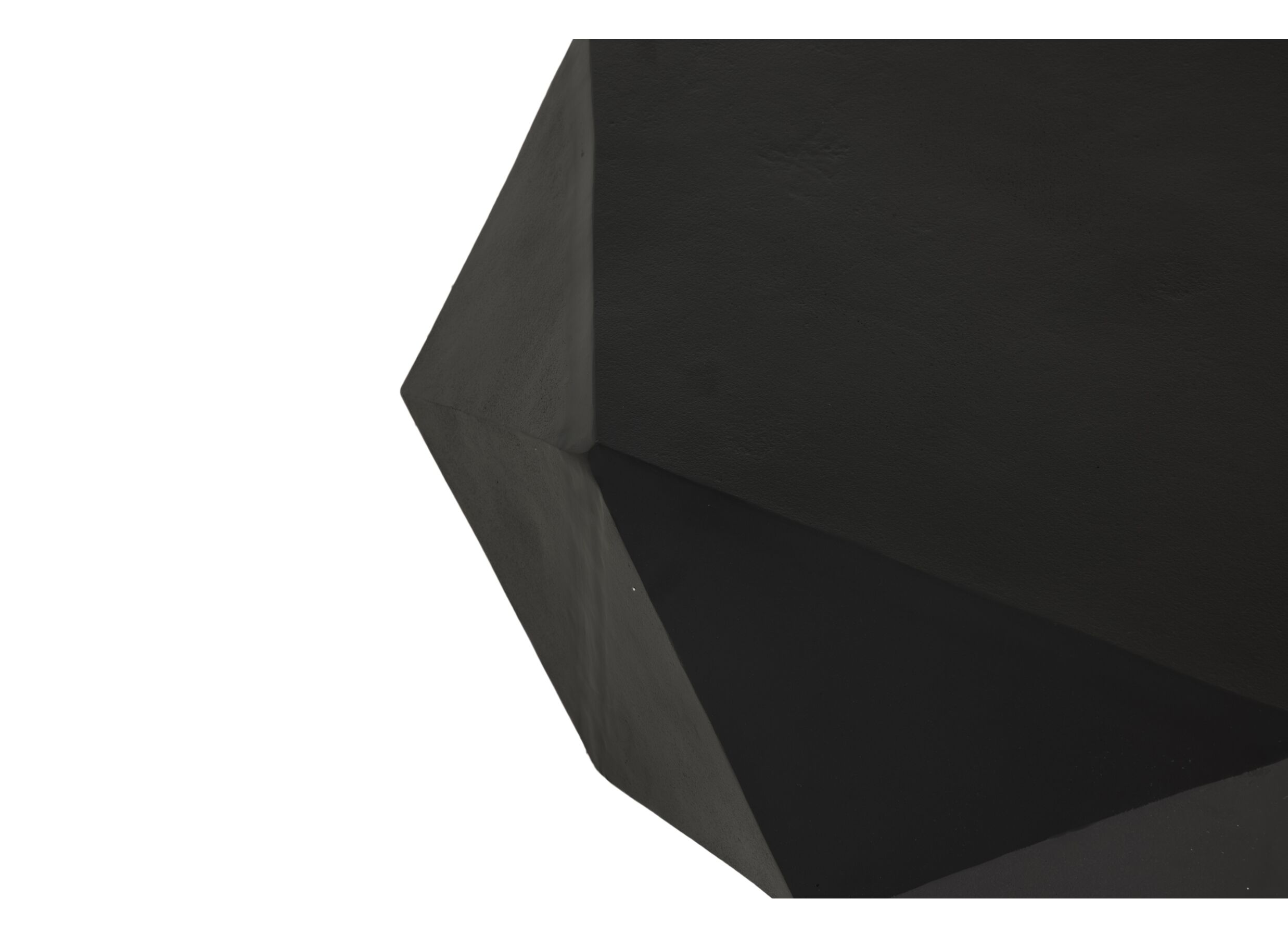 Detailfoto - Salontafel Collar 107x107x34cm - aluminium - zwart