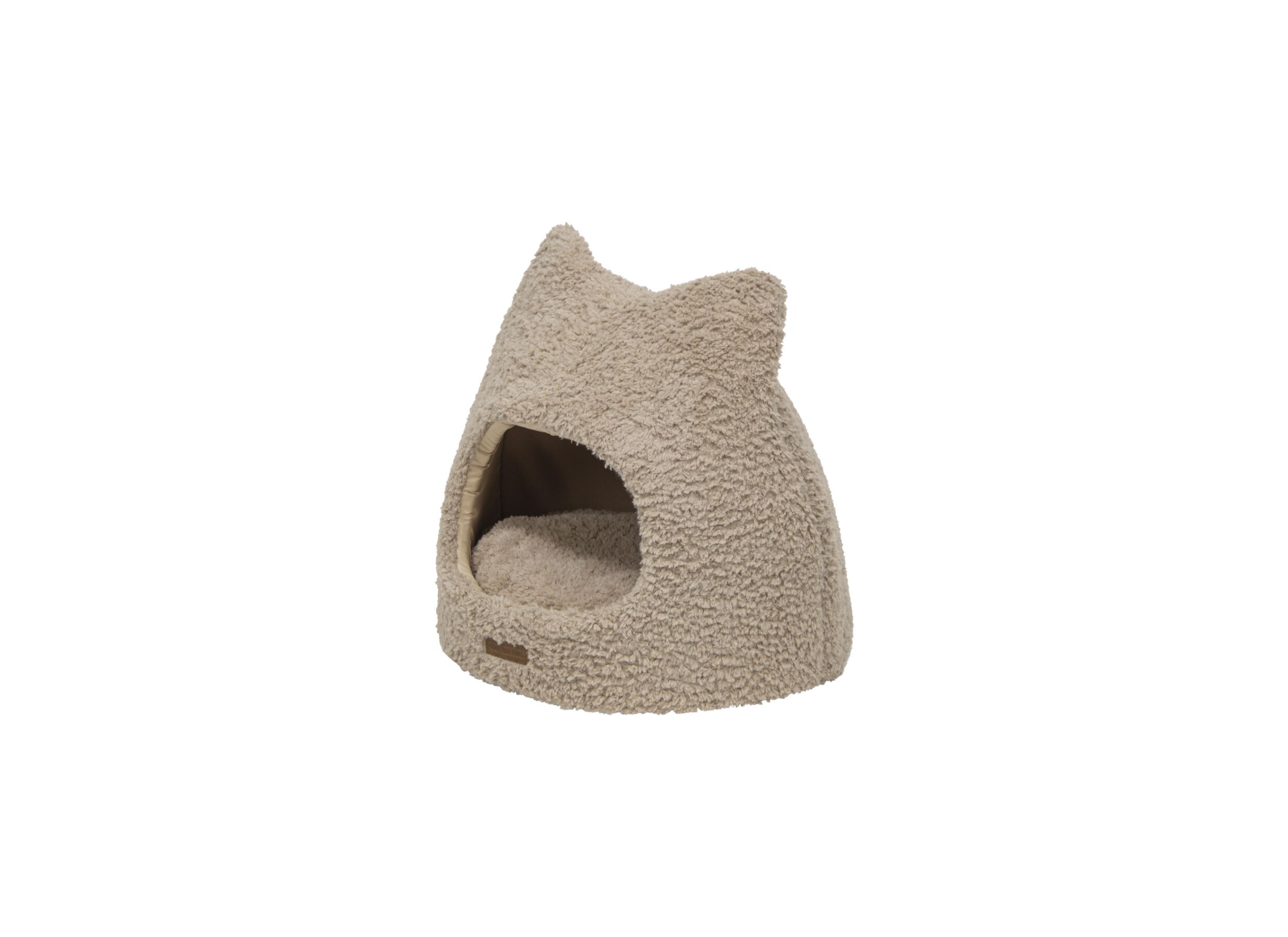 Overzichtsfoto - Kattenmand Curl Plush 45x45x42cm - polyester - wit