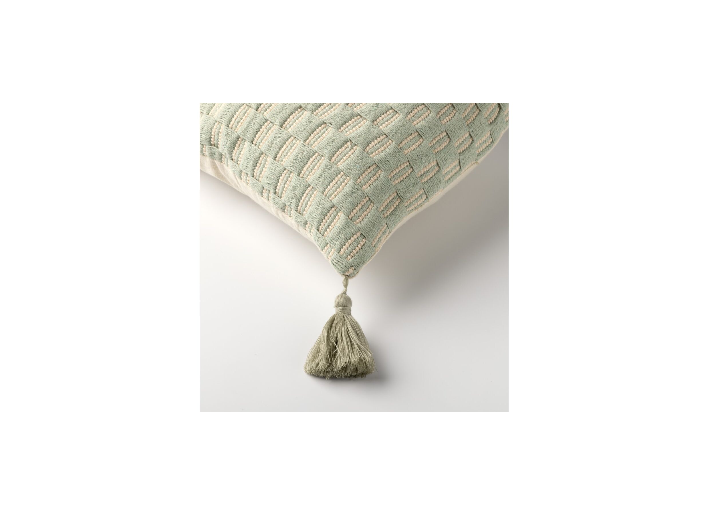 Detail - Coussin Daimy 30x50cm - tissu - harbor gray