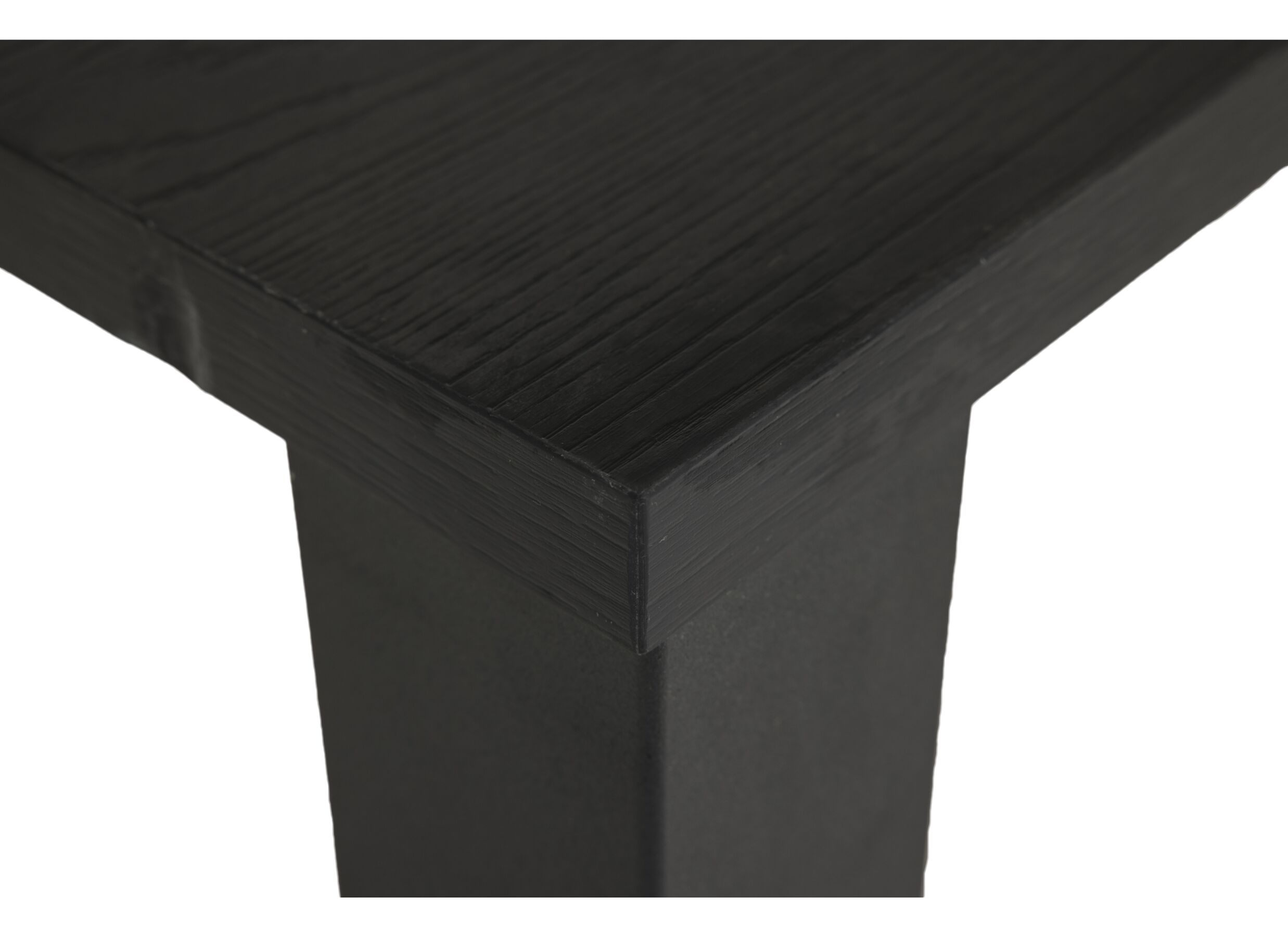 Detailfoto - Bartafel Verona 140x80cm - decor - zwarte eik