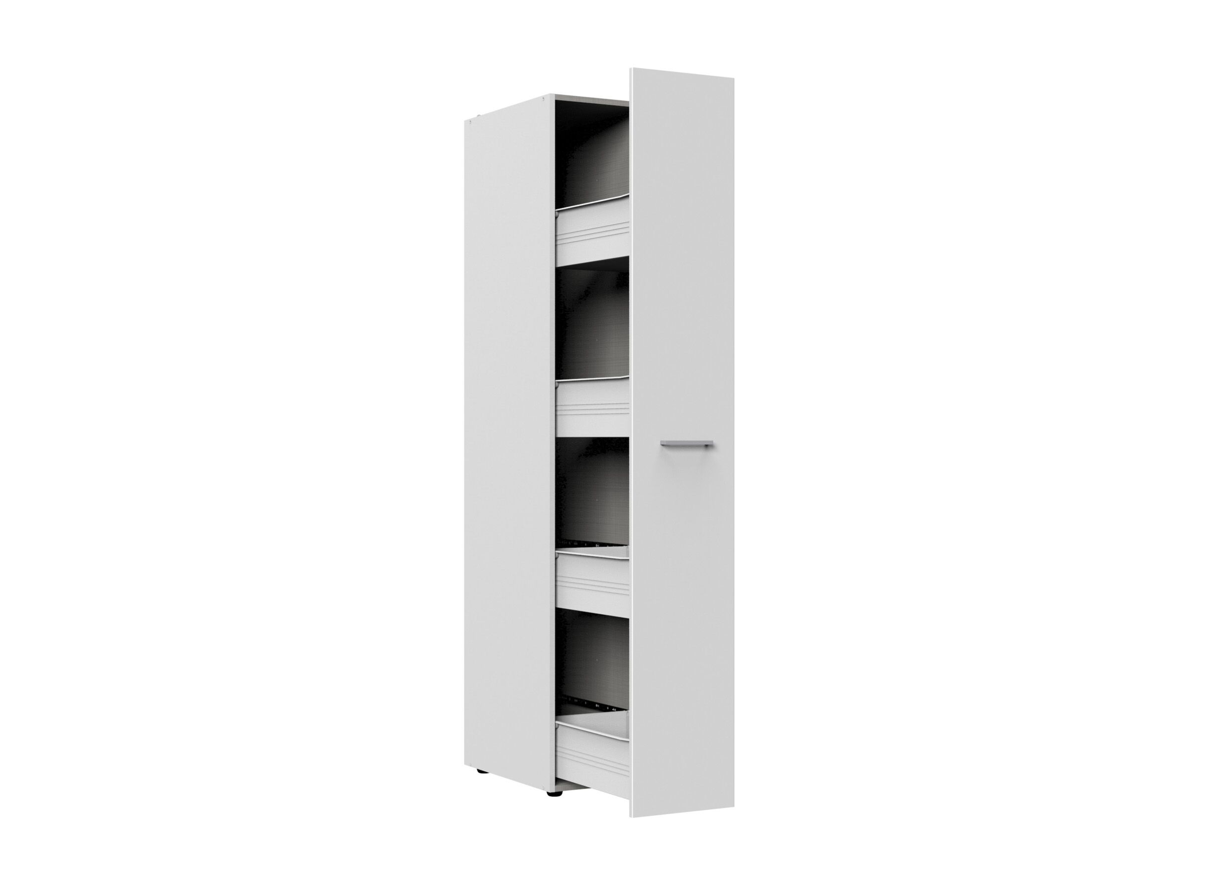 Hoofdfoto - Apotheekkast Mrk 30x54x185cm - decor - wit