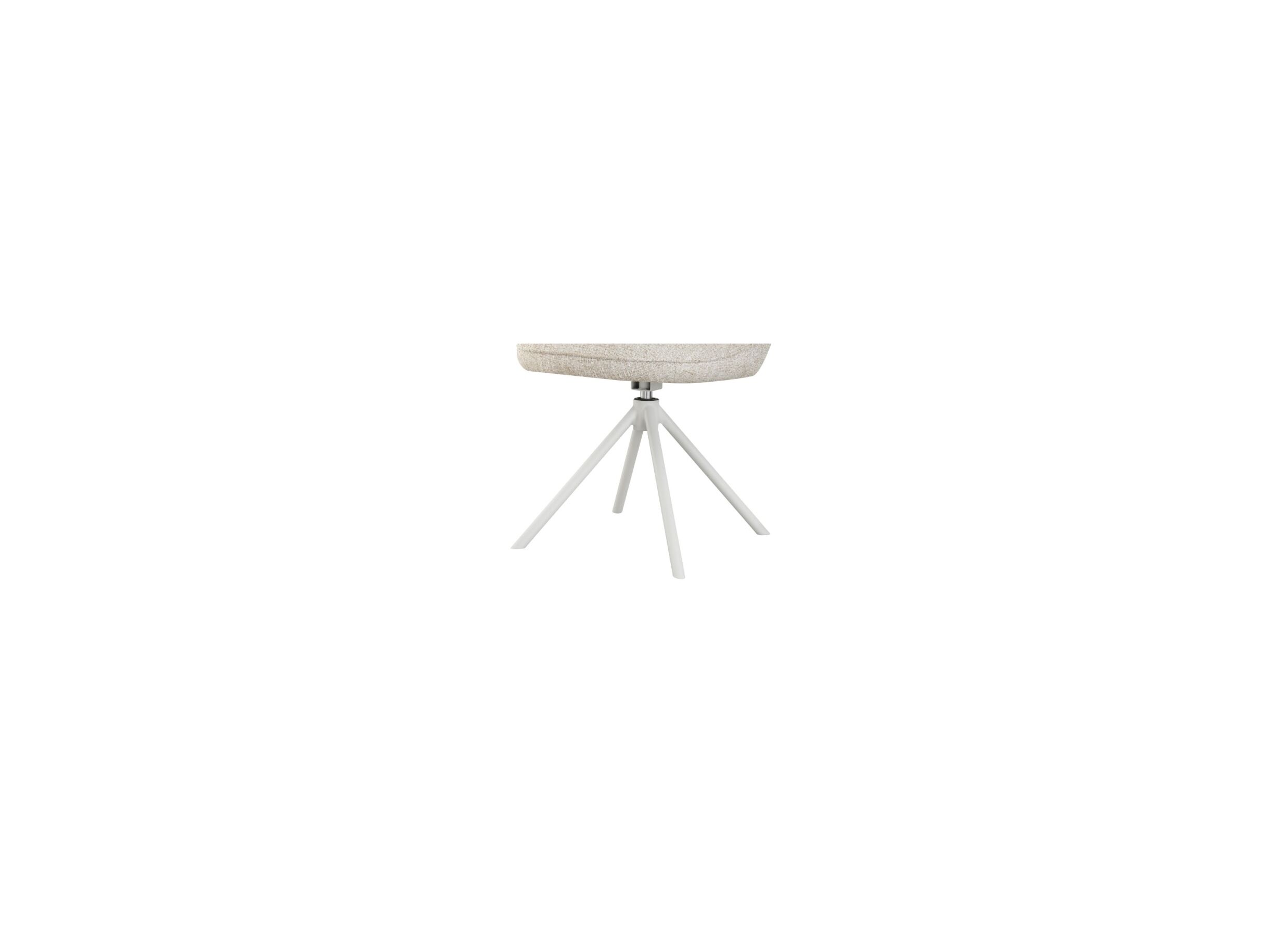Detailfoto - Draaistoel Kappa 55x49x85cm - stof - beige