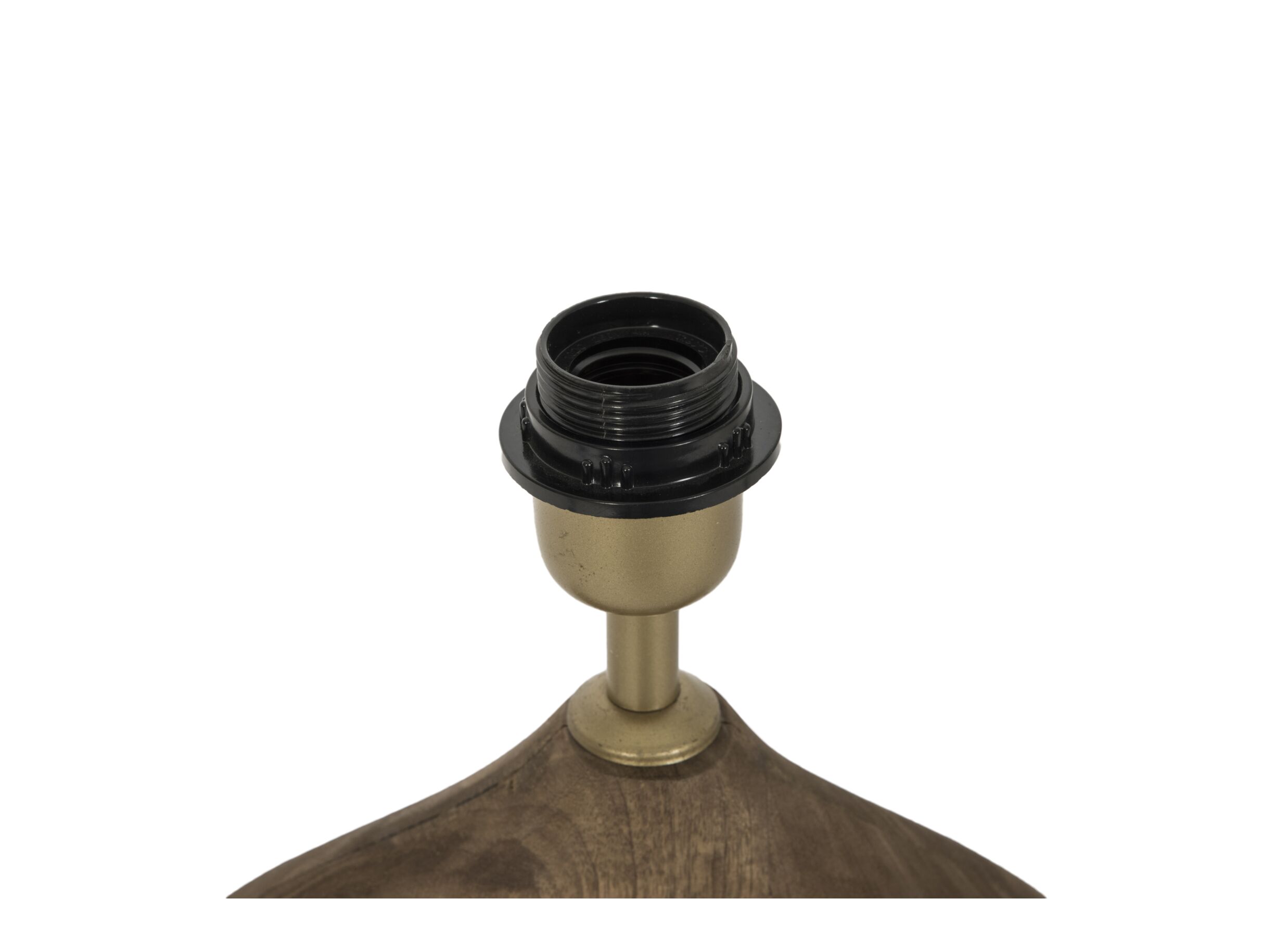 Detail - Pied de lampe E27 H30cm - bois - naturel