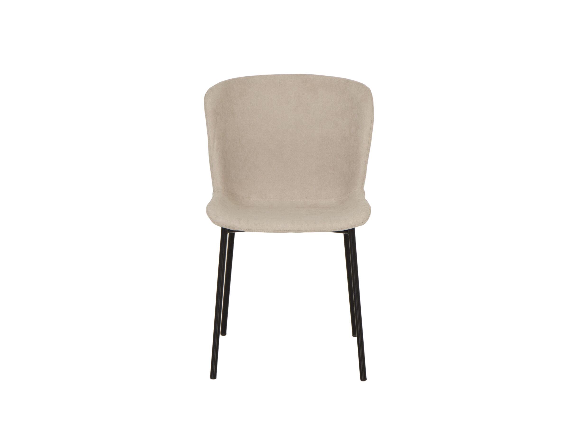 Stoel Noemie 49x53,5x80,5cm - stof - beige