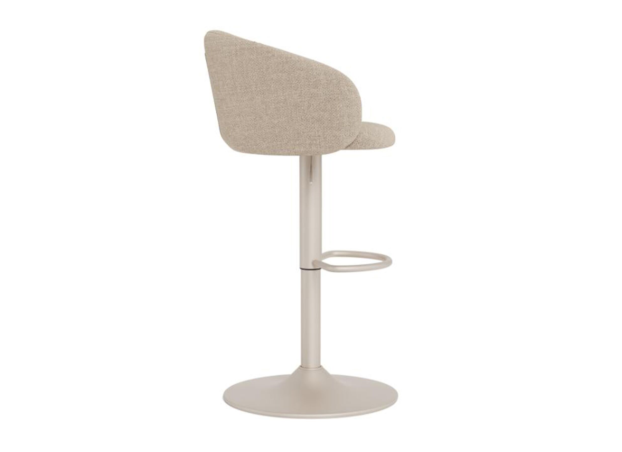 Aperçu - Chaise de bar ZH65cm - tissu - beige