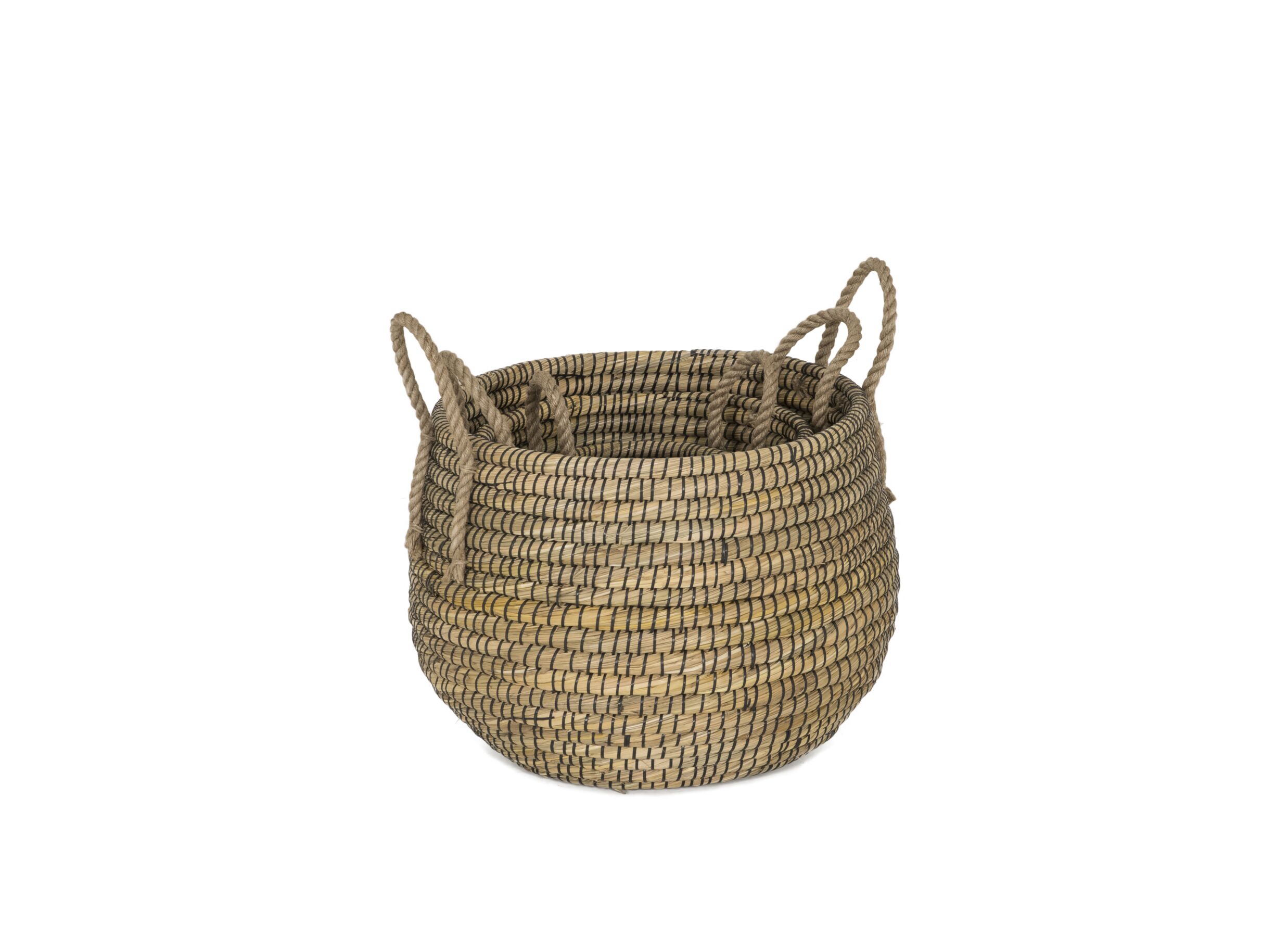 Aperçu - Panier Byrsa H25/30/36cm lot de 3