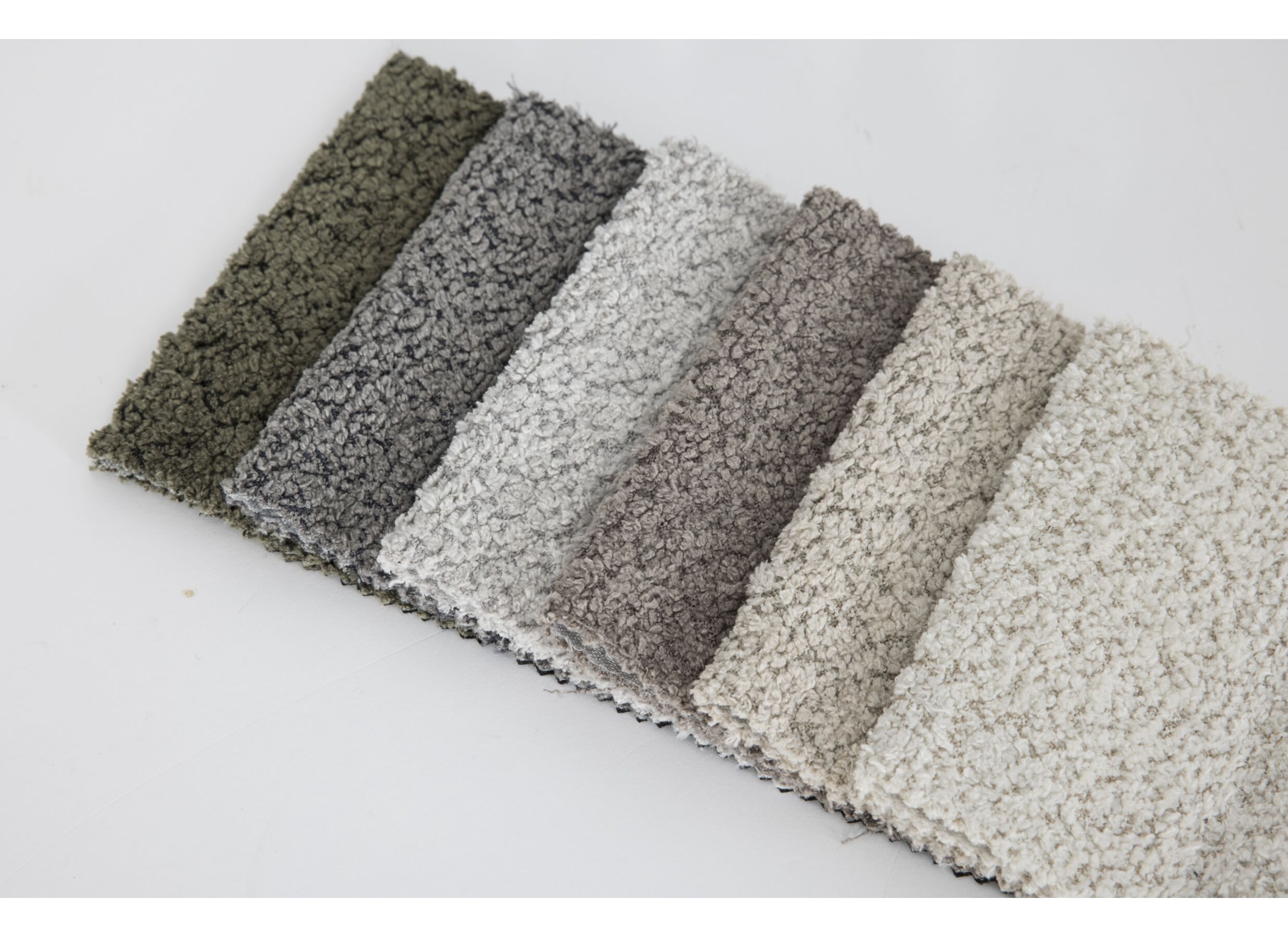 Couleurs - Fauteuil pivotant Alken 87x87x77cm - bouclé - beige