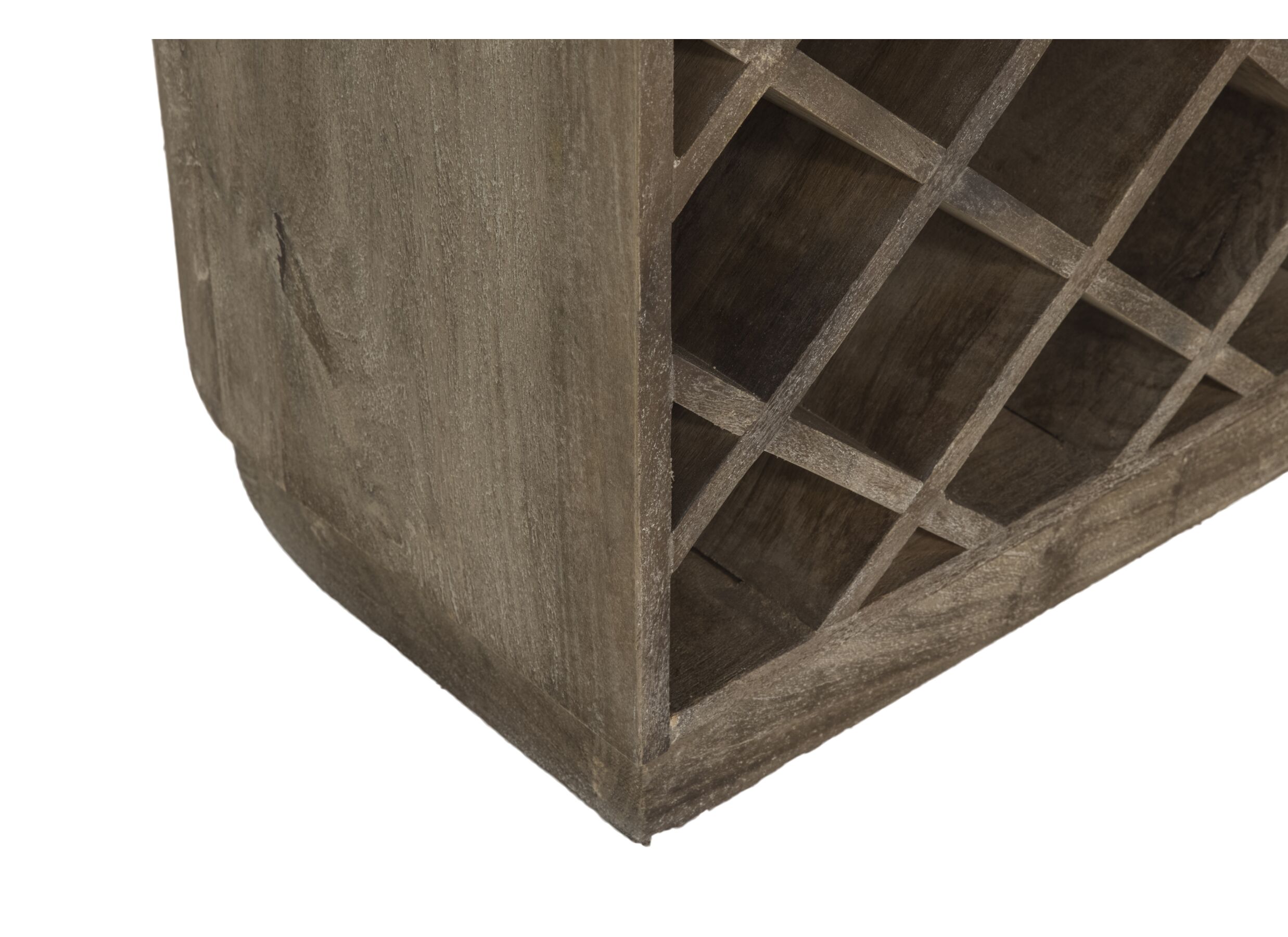 Detail - Meuble Bar Leone 146cm - manguier massif - sandblast