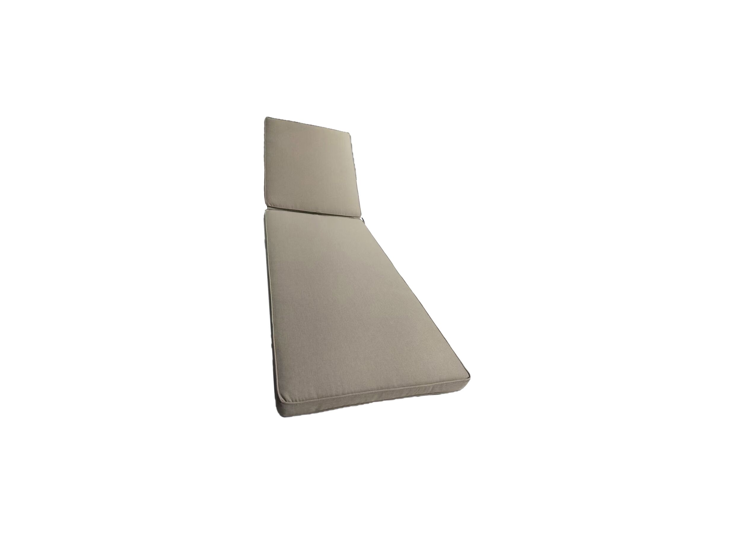 Aperçu - Coussin chaise longue Summertime 190x62cm - fibre polyester - beige