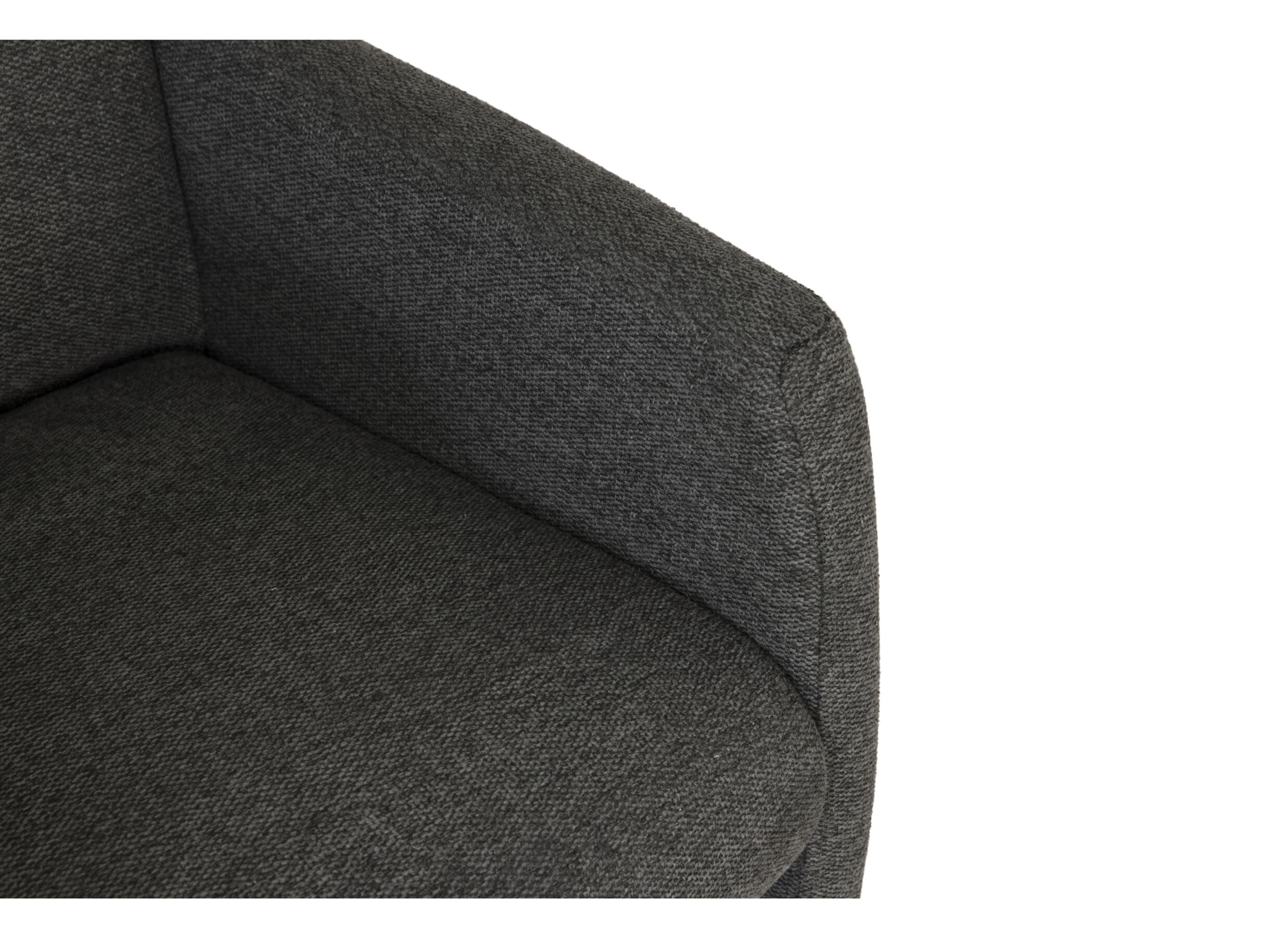 Detail - Chaise Aragon 60x70x100cm - tissu - anthracite