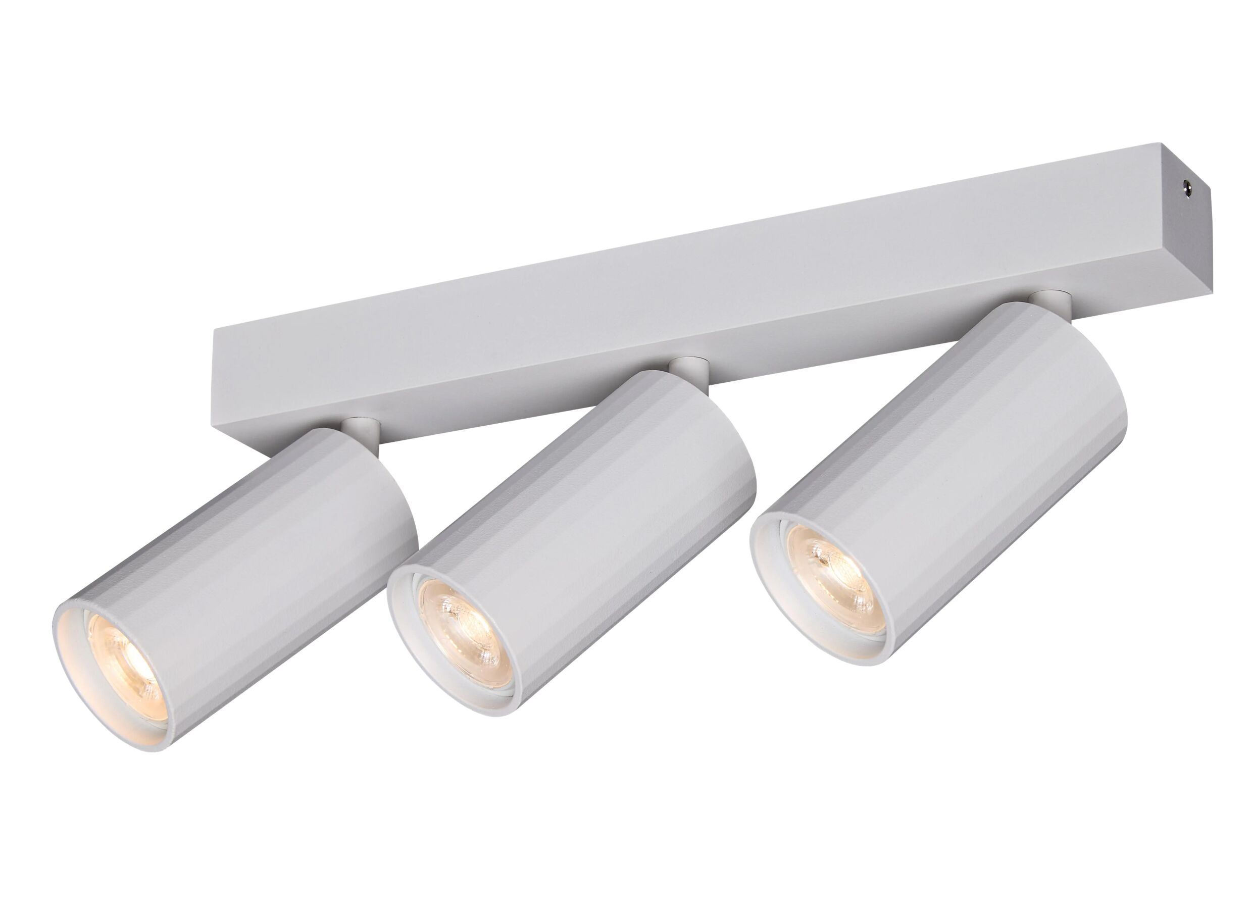 Plus Important - Spot 3xGU4 - aluminium - blanc
