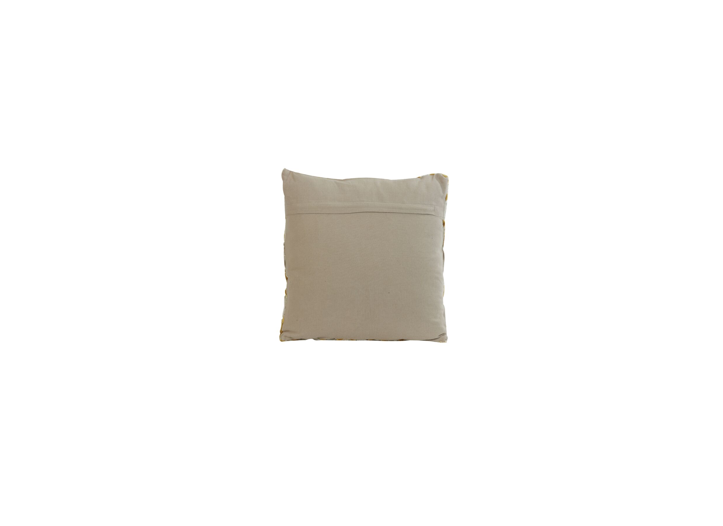 Aperçu - Coussin Jembana 45x45cm - viscose & polyester - sable jaune ocre