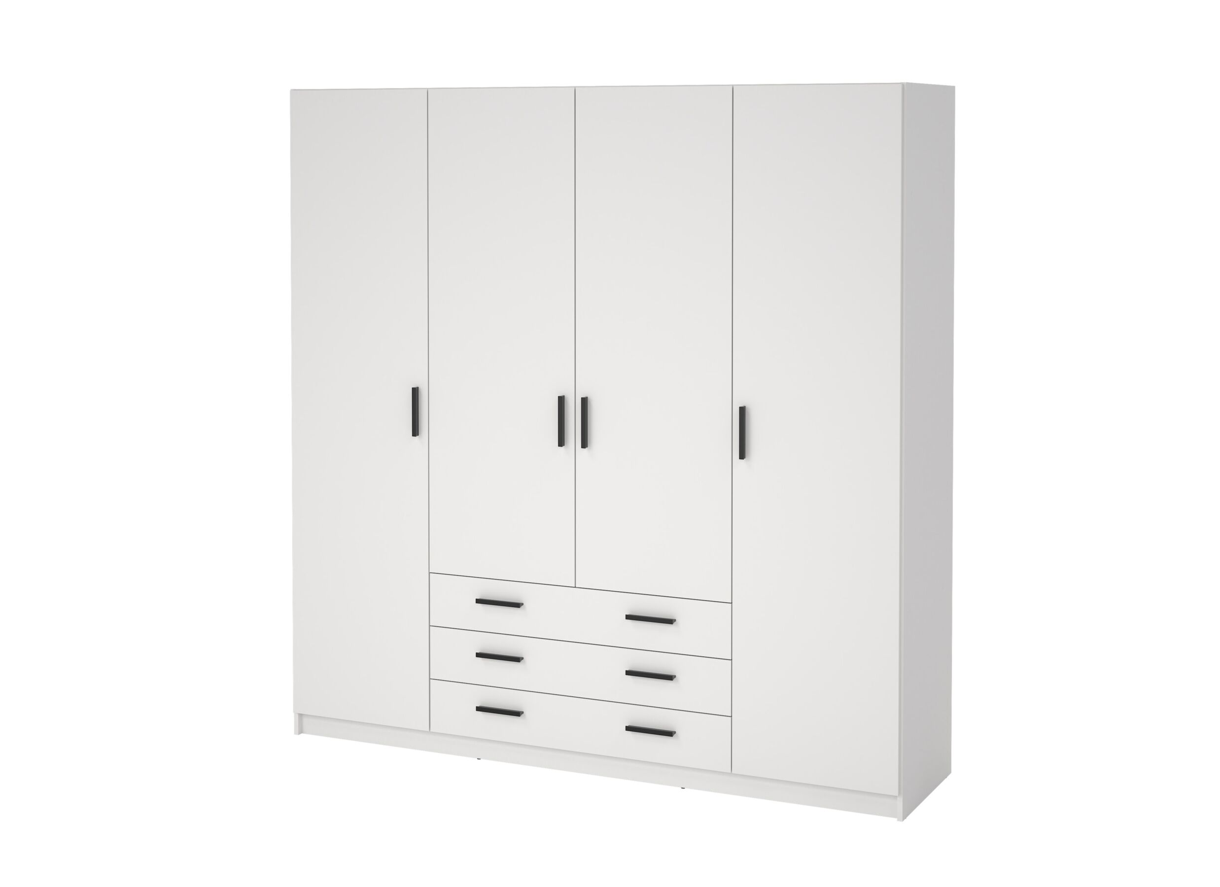 Aperçu - Garde-robe Sprint 196cm - décor - blanc