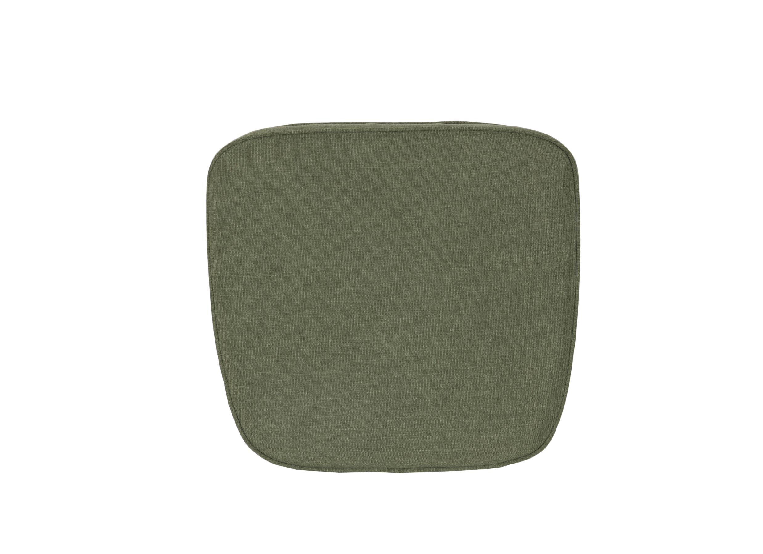 Plus Important - Coussin en osier Jono 46x49cm - fibre polyester - vert