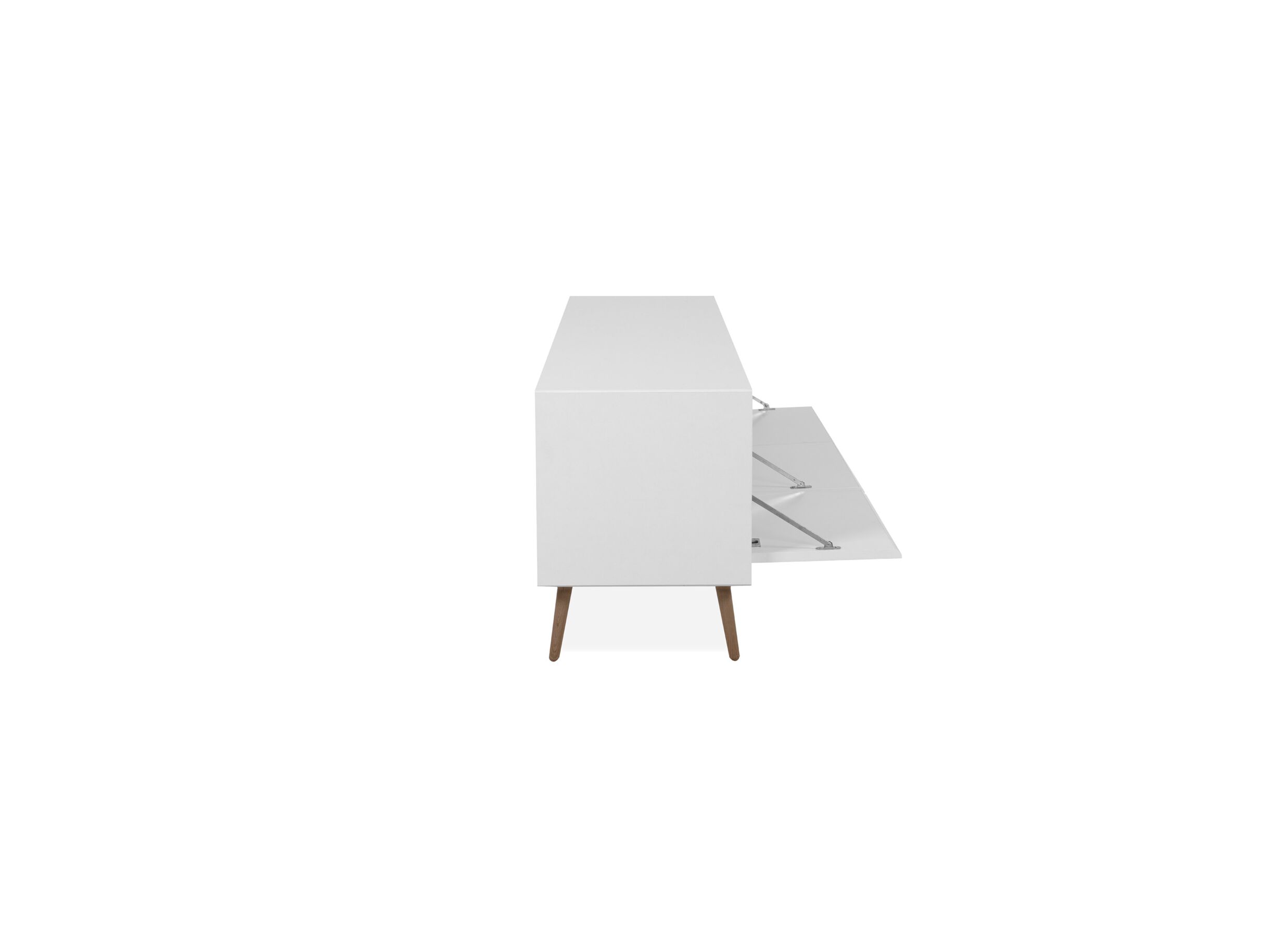 Aperçu - Meuble TV Arona 175cm - mélamine - blanc