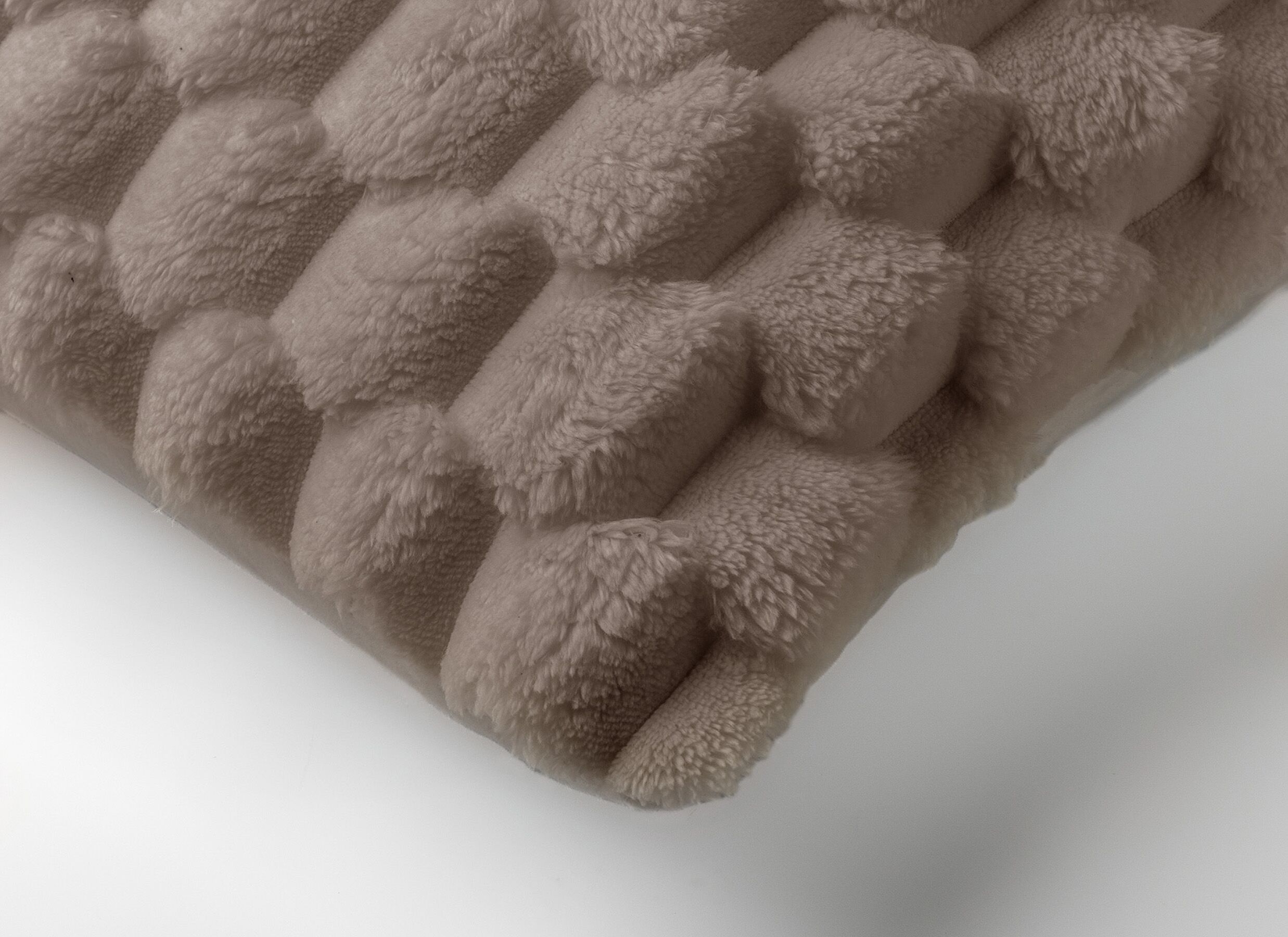 Detailfoto - Kussen Viva 45x45cm - gerecycleerd polyester - driftwood