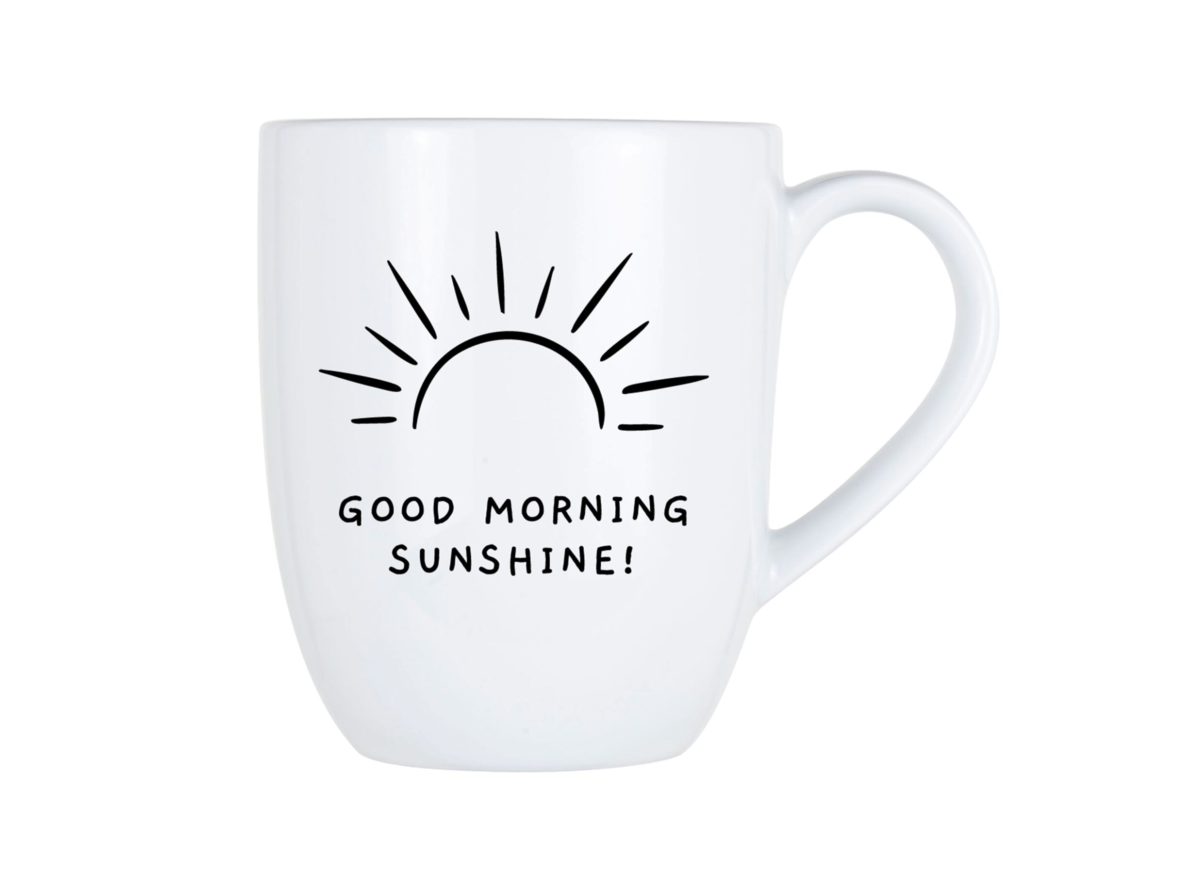 Hoofdfoto - Mok Cosy Good morning sunshine 53cl - porselein - wit