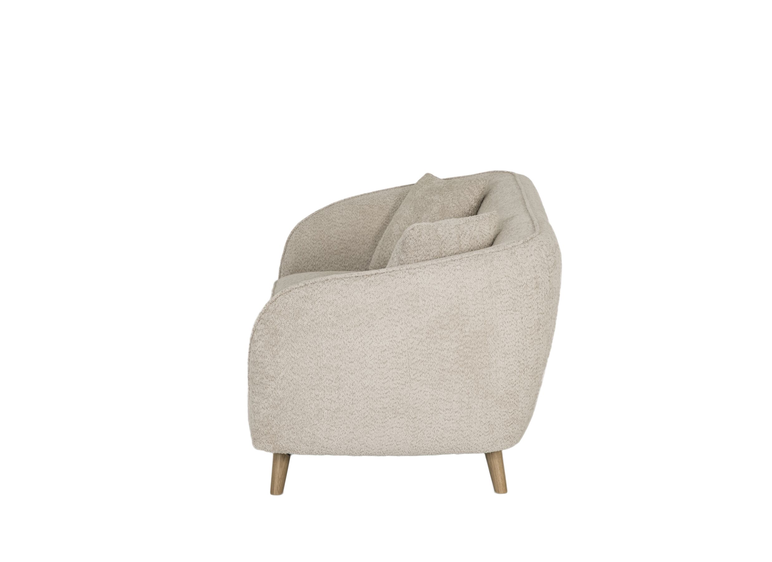 Overzichtsfoto - Zetel Momo 2-zit - polyestervezel - beige