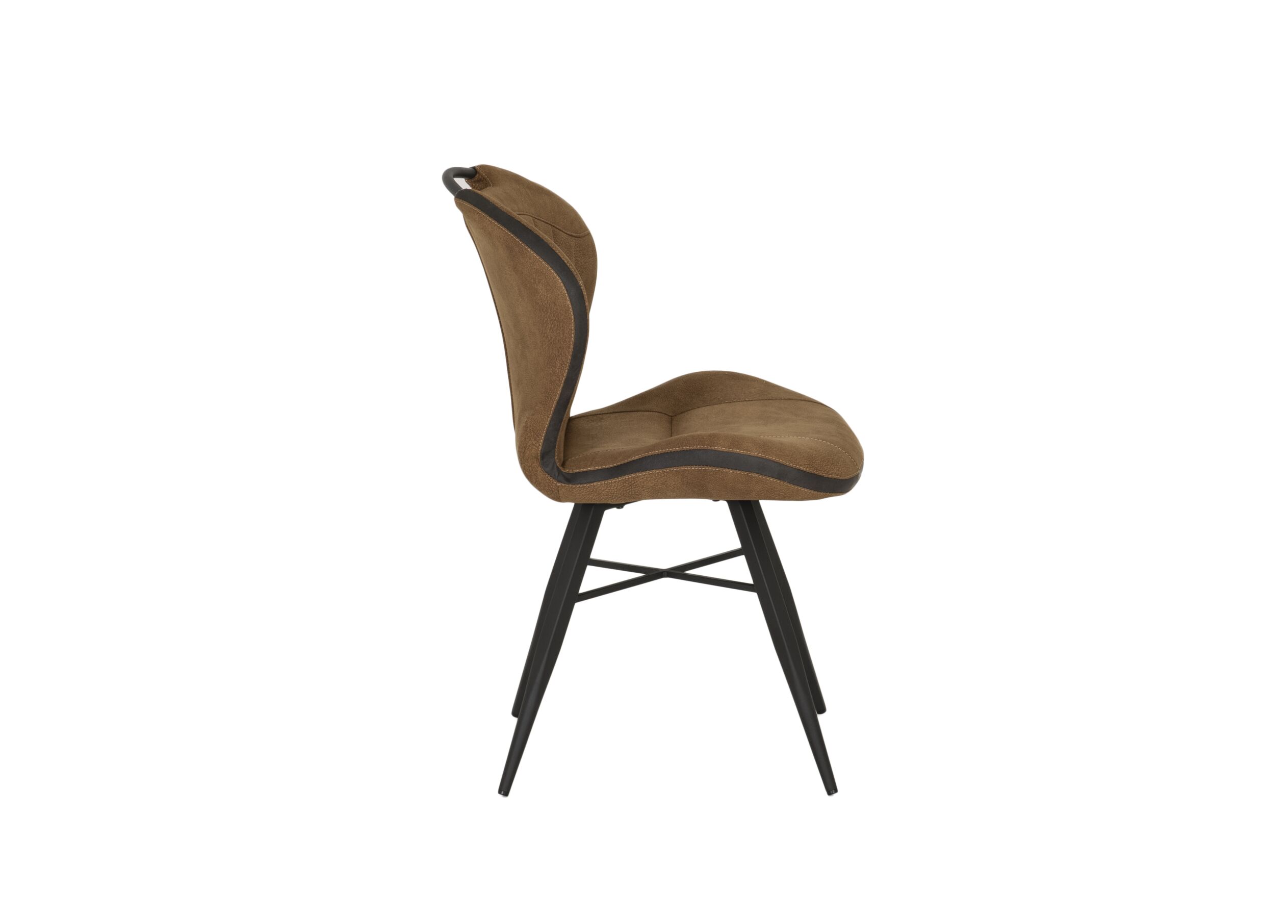 Stoel Mace 50,5x61x87cm - stof - zorro cognac