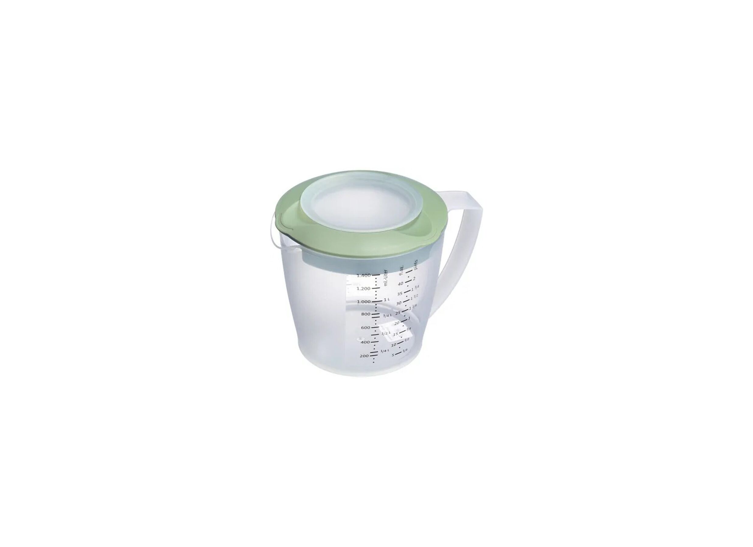 Maatbeker 1 - Maatbeker 1,4L - kunststof - muntgroen