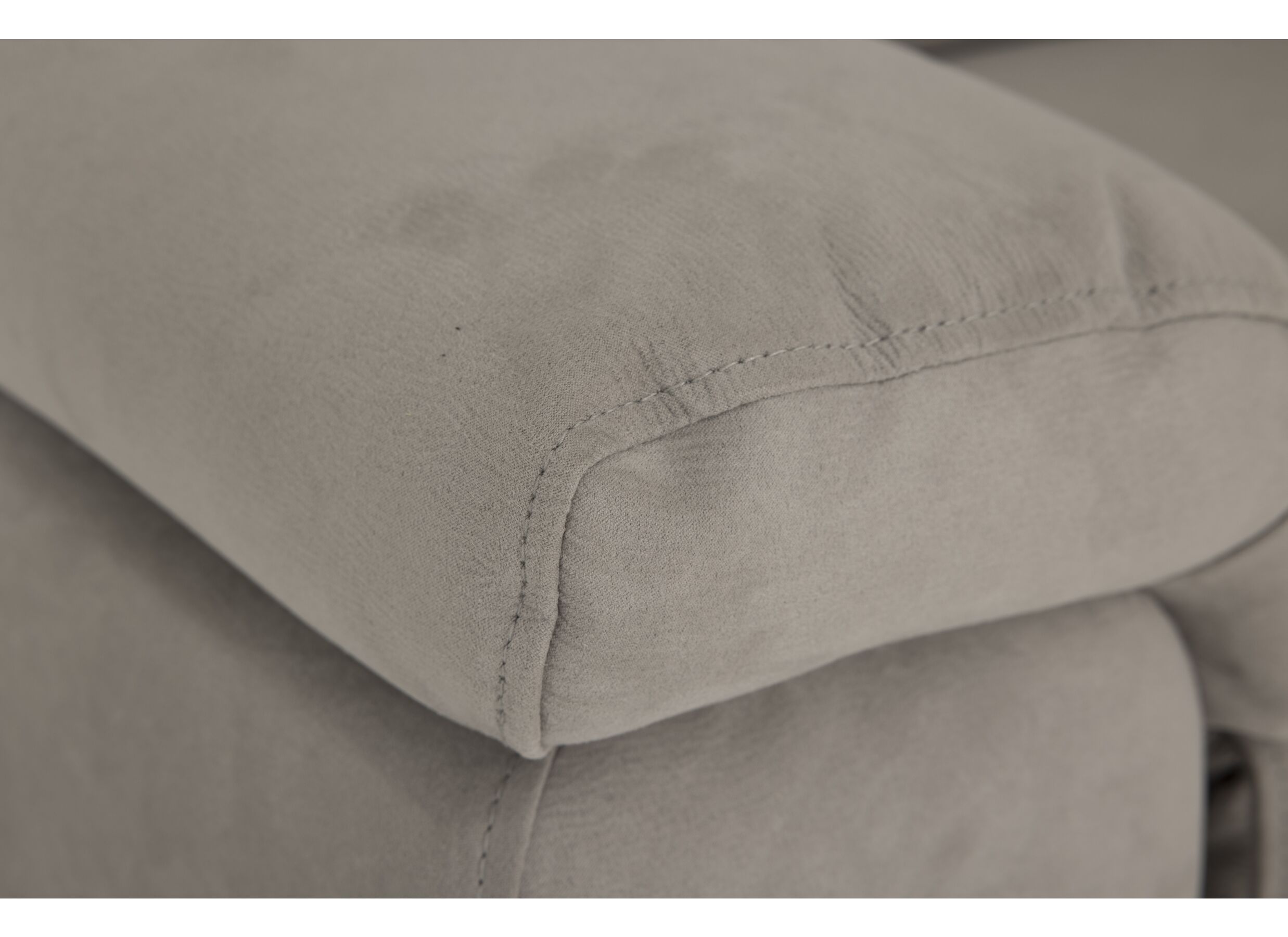 Hoeksalon Cell 295x232cm - stof - grijs met relax