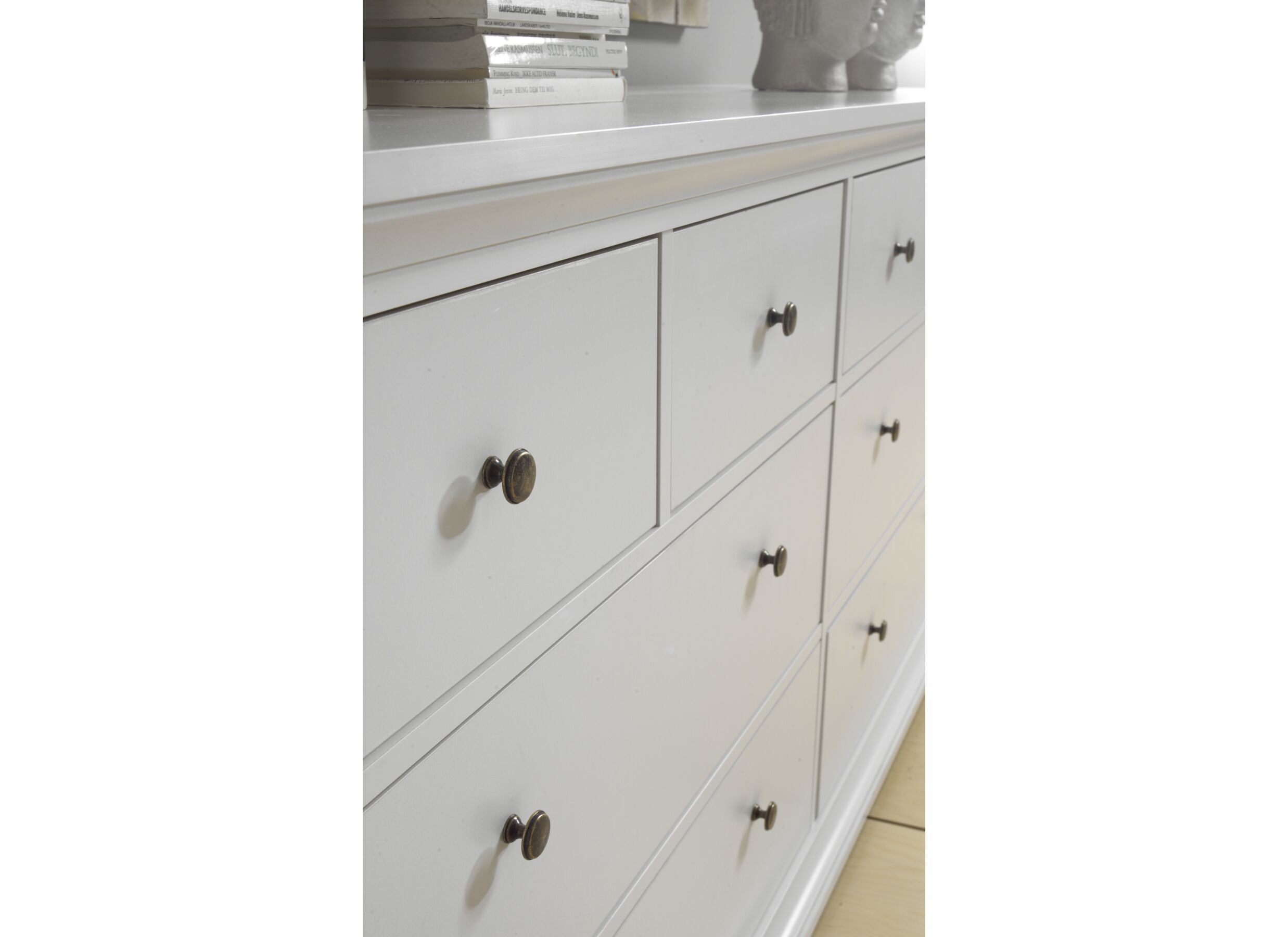 Ladekast Paris 183x49x87cm - decor - wit