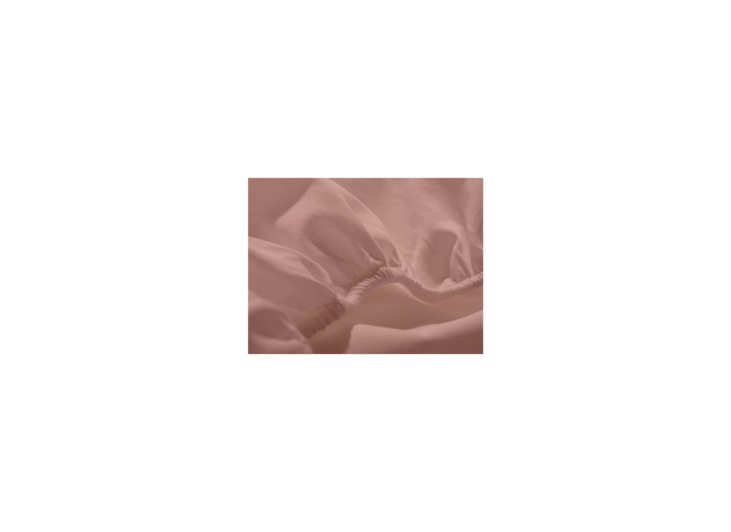 Drap-housse 180x200cm coton cuivre