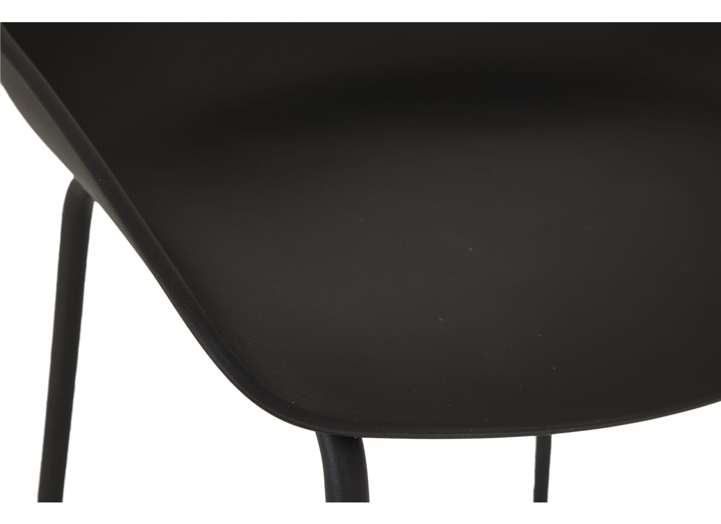 Tabouret de bar Vegas HA65cm - synthétique - noir
