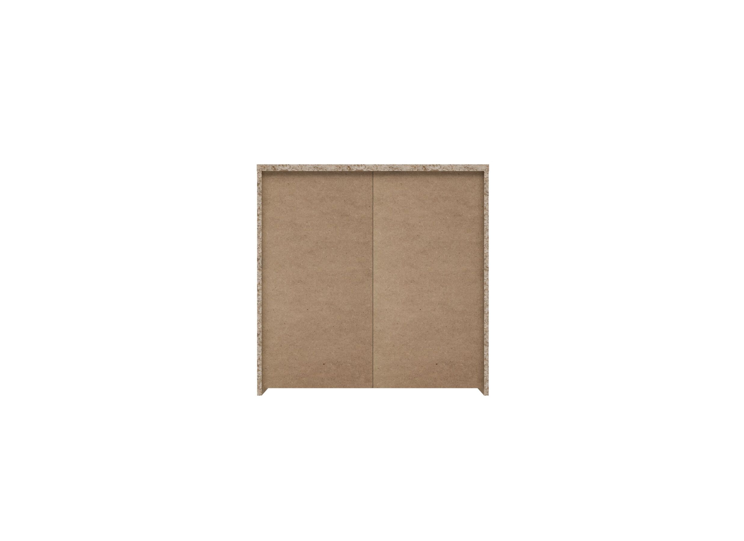 Armoire Best Chest 77x30x78cm - panneau décor - chêne artisanal/blanc