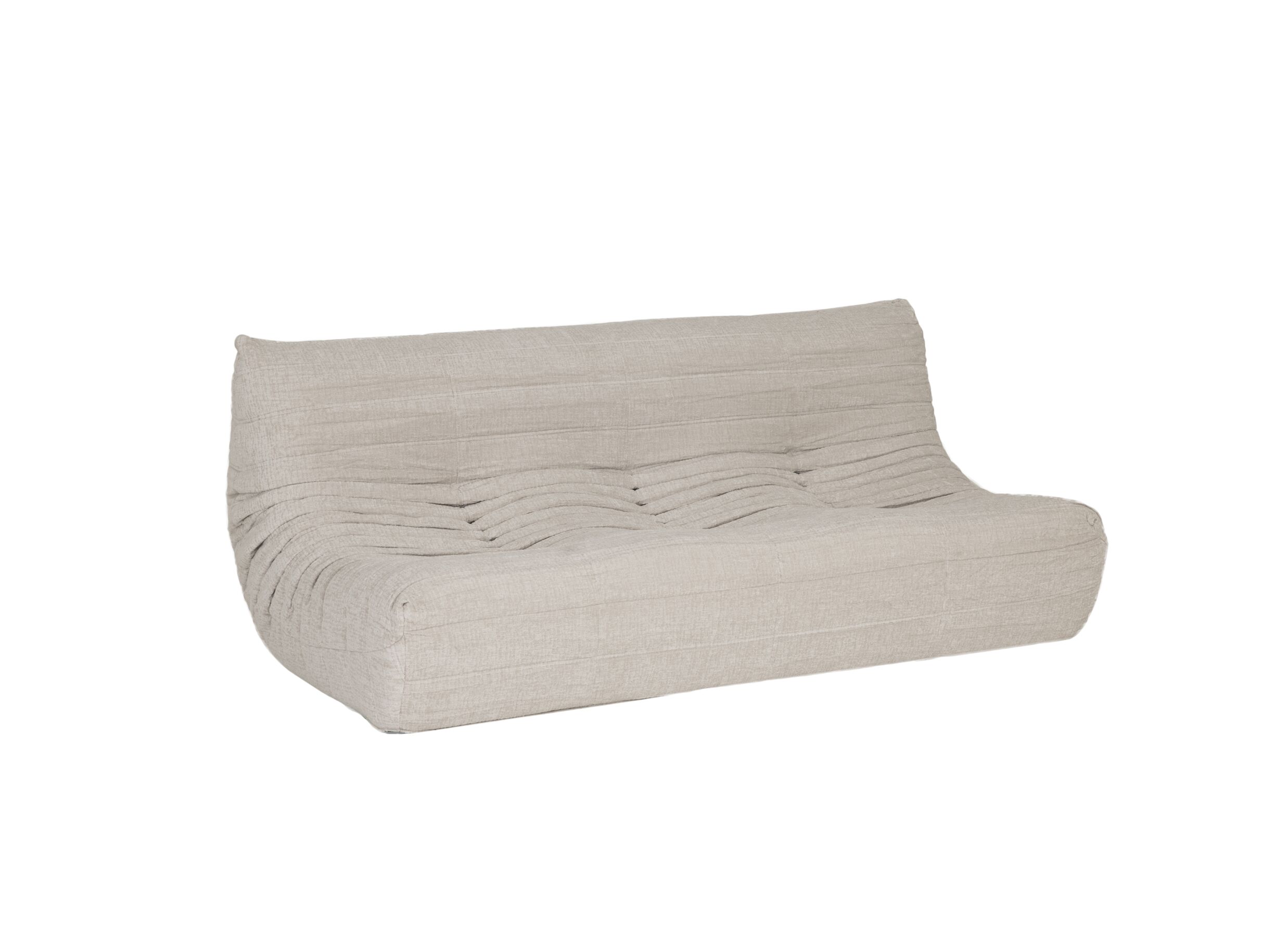 Zetel Ragazzi 180x100x74cm - stof - beige - Zetel Ragazzi 180x100x74cm - stof - beige